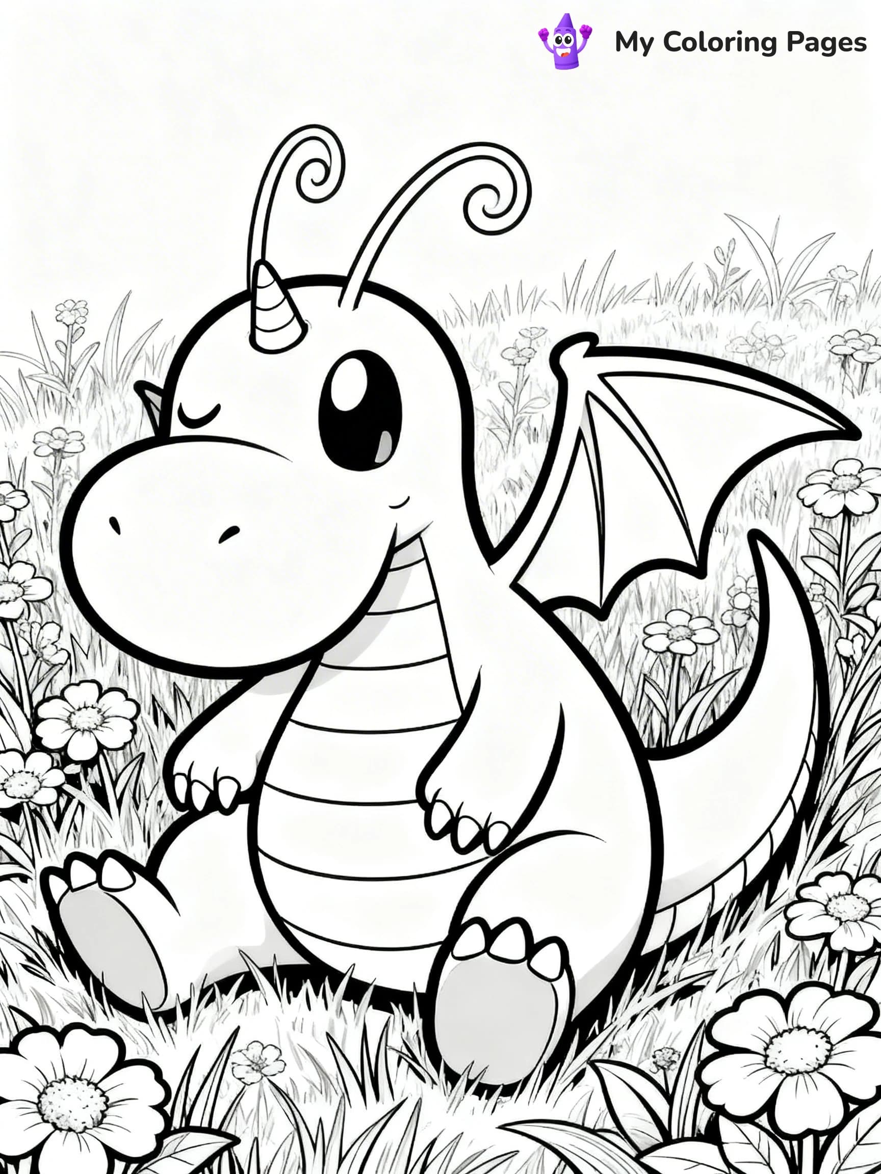Dragonite Coloring Pages - 9