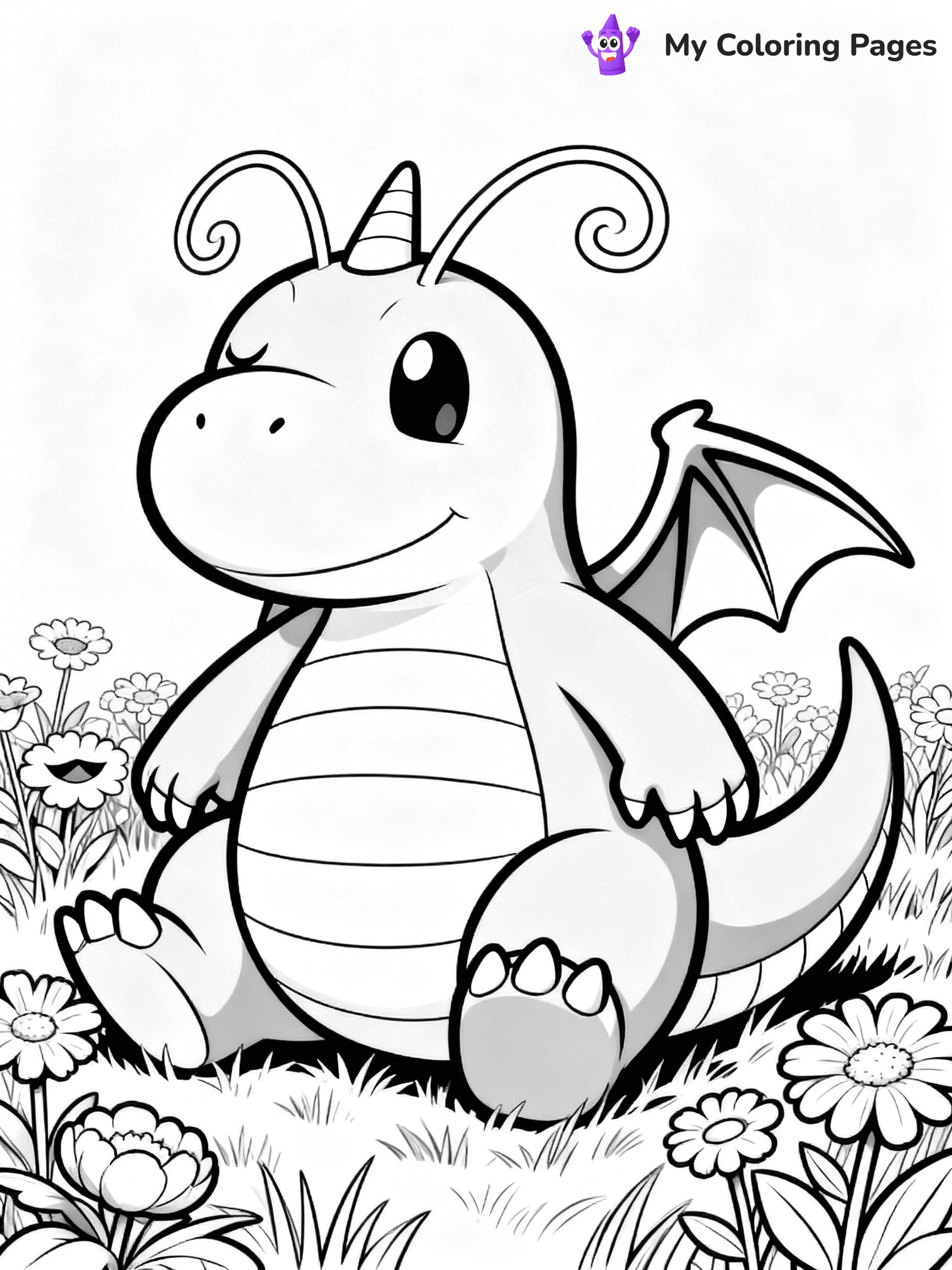 Dragonite Coloring Pages - 8