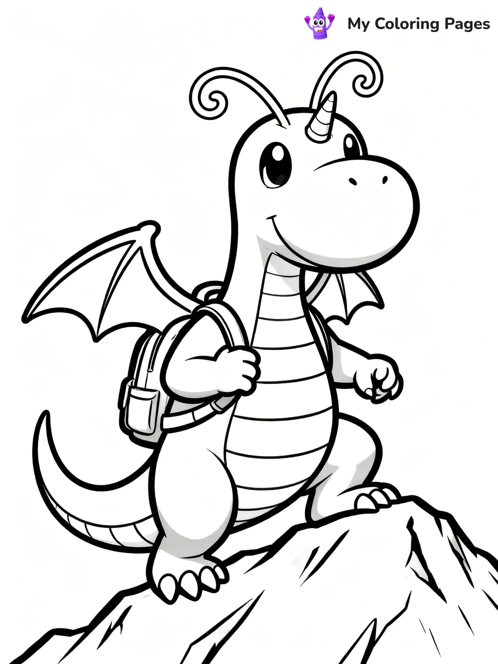 Dragonite Coloring Pages - 6