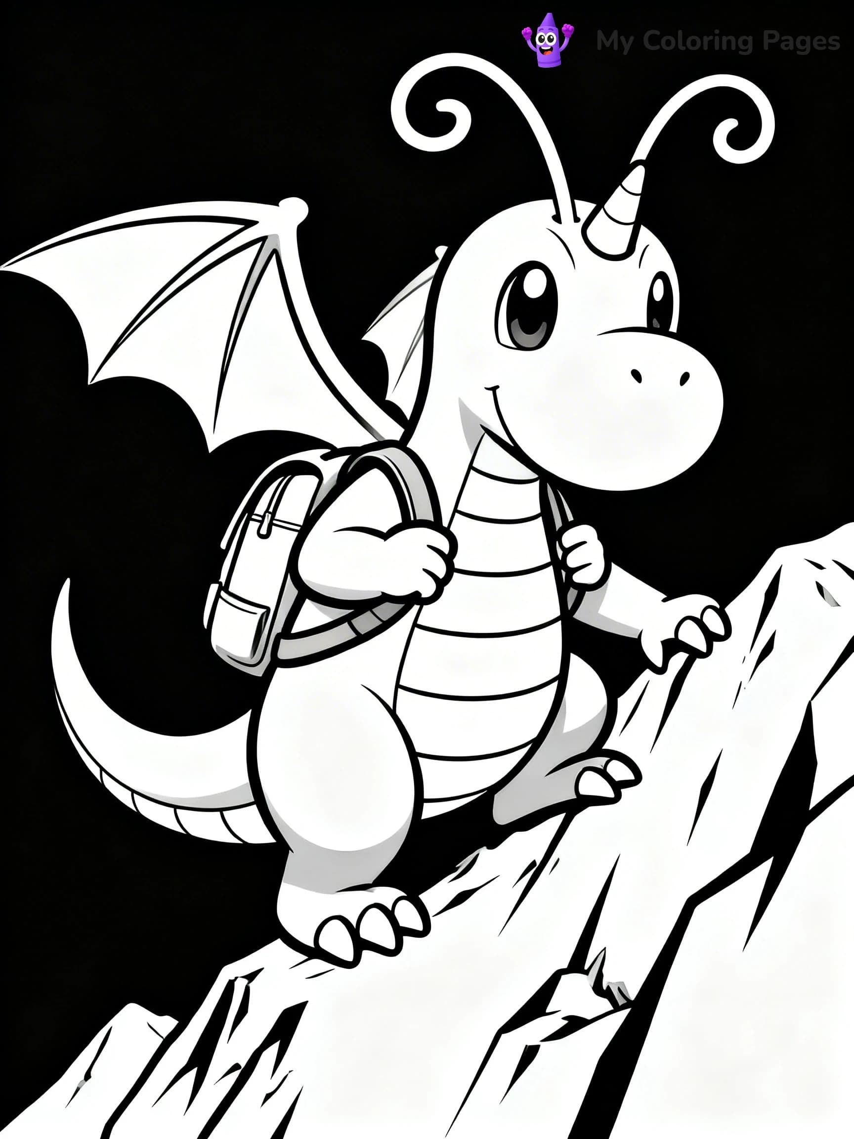Dragonite Coloring Pages - 5
