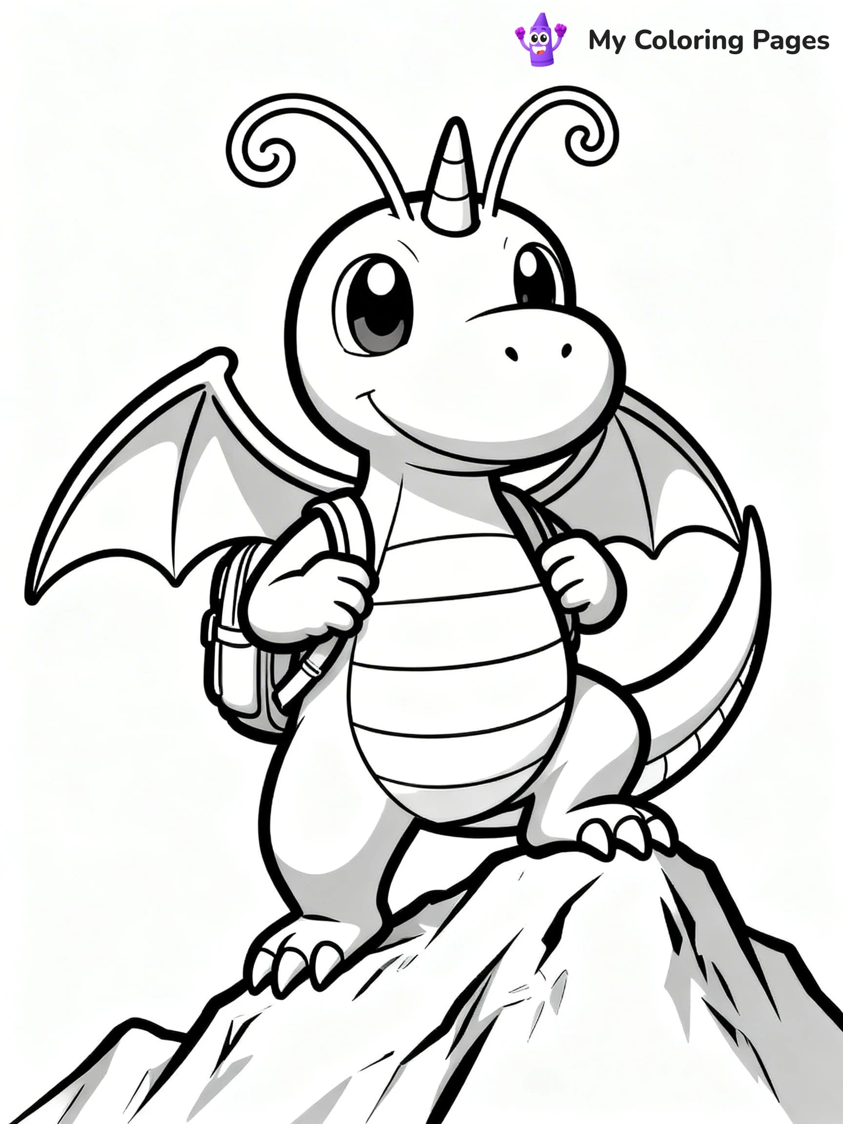 Dragonite Coloring Pages - 3