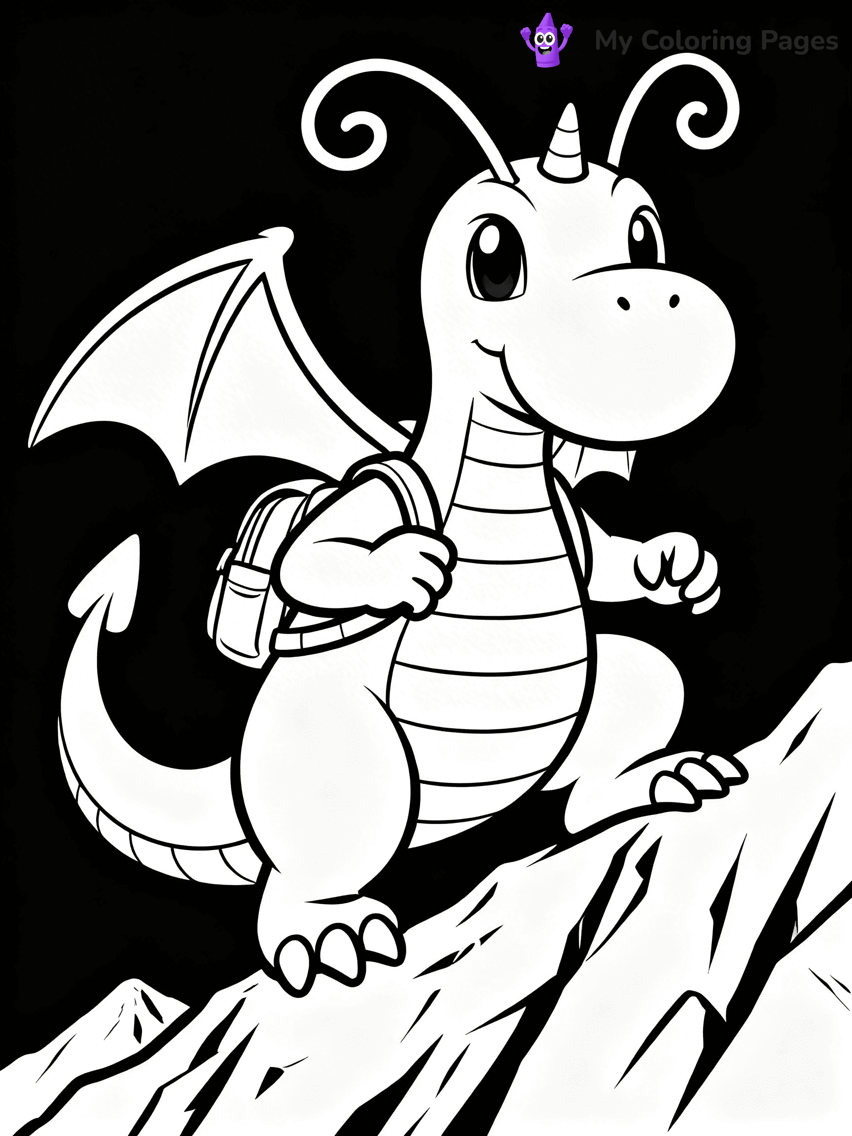Dragonite Coloring Pages - 2