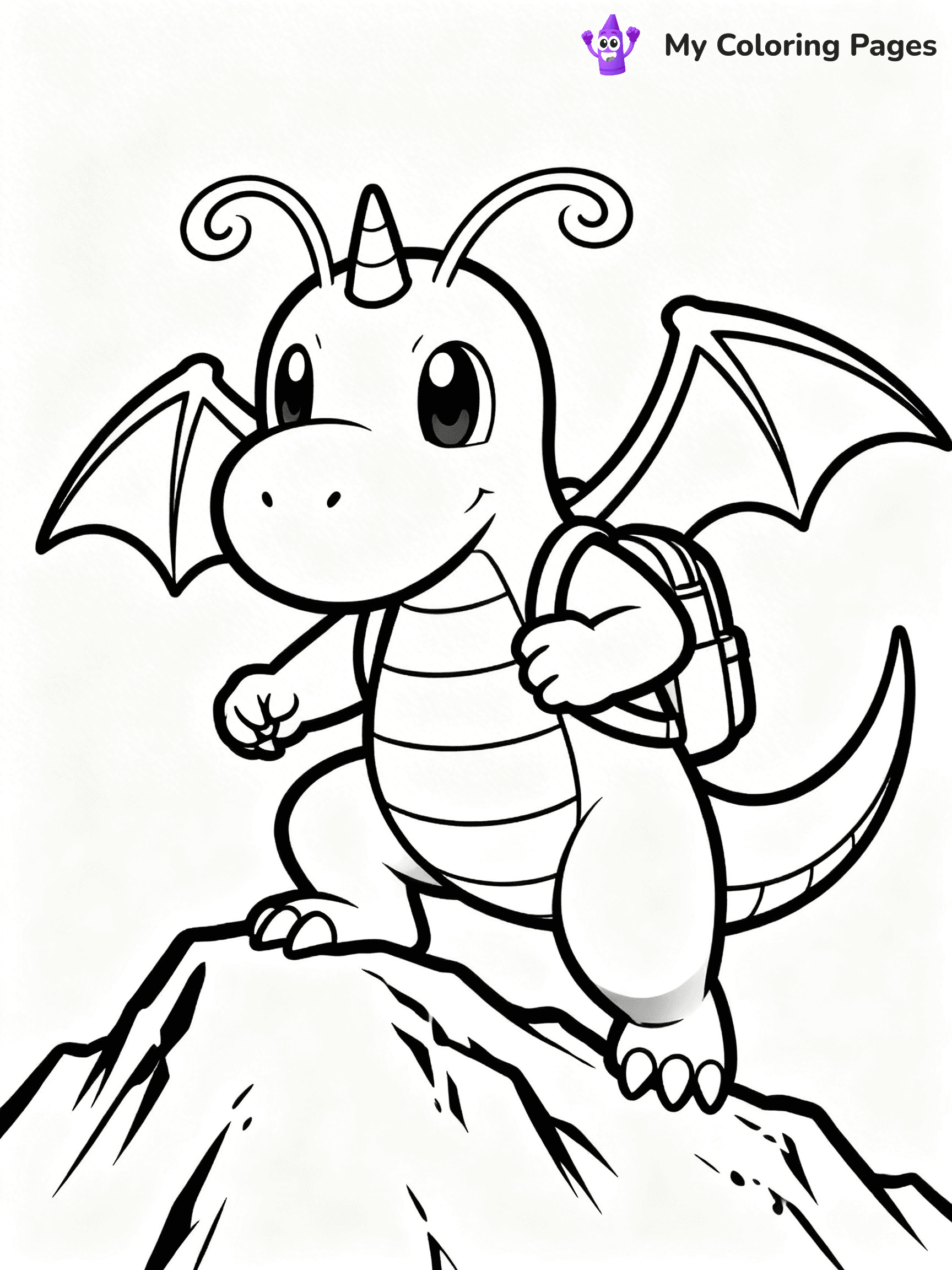 Dragonite Coloring Pages - 1