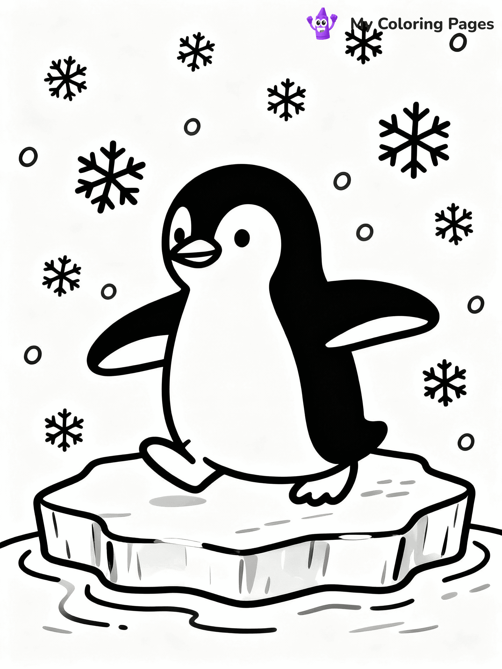 Penguin Coloring Pages - 51