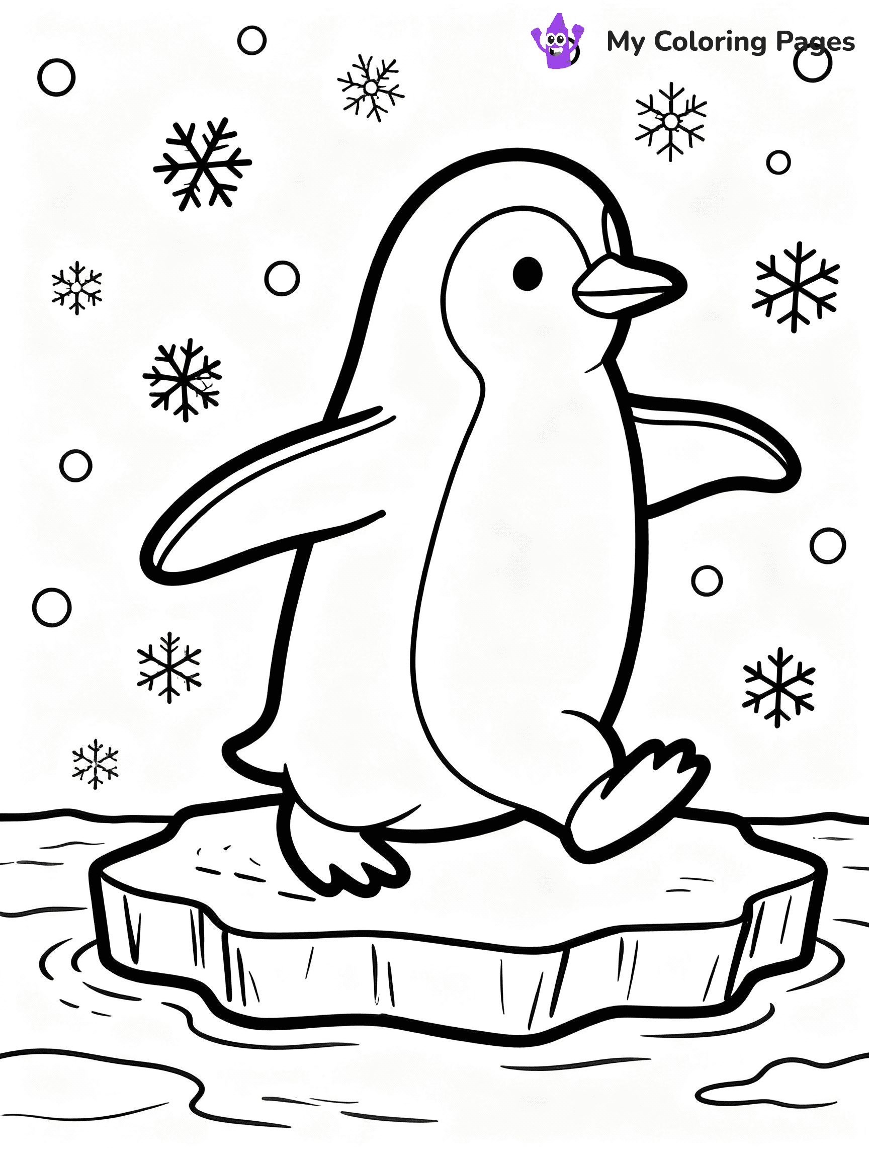 Penguin Coloring Pages - 48
