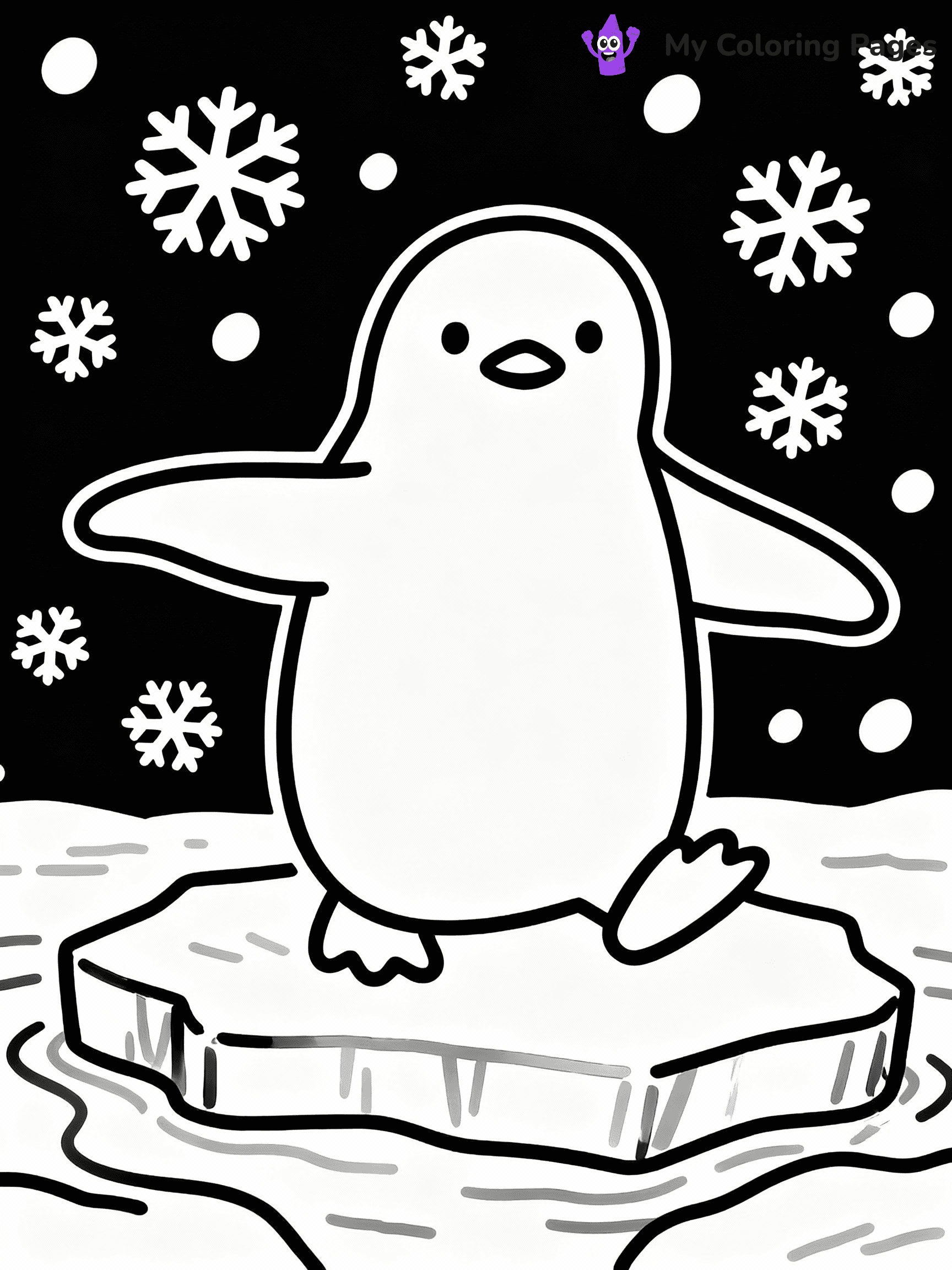 Penguin Coloring Pages - 47