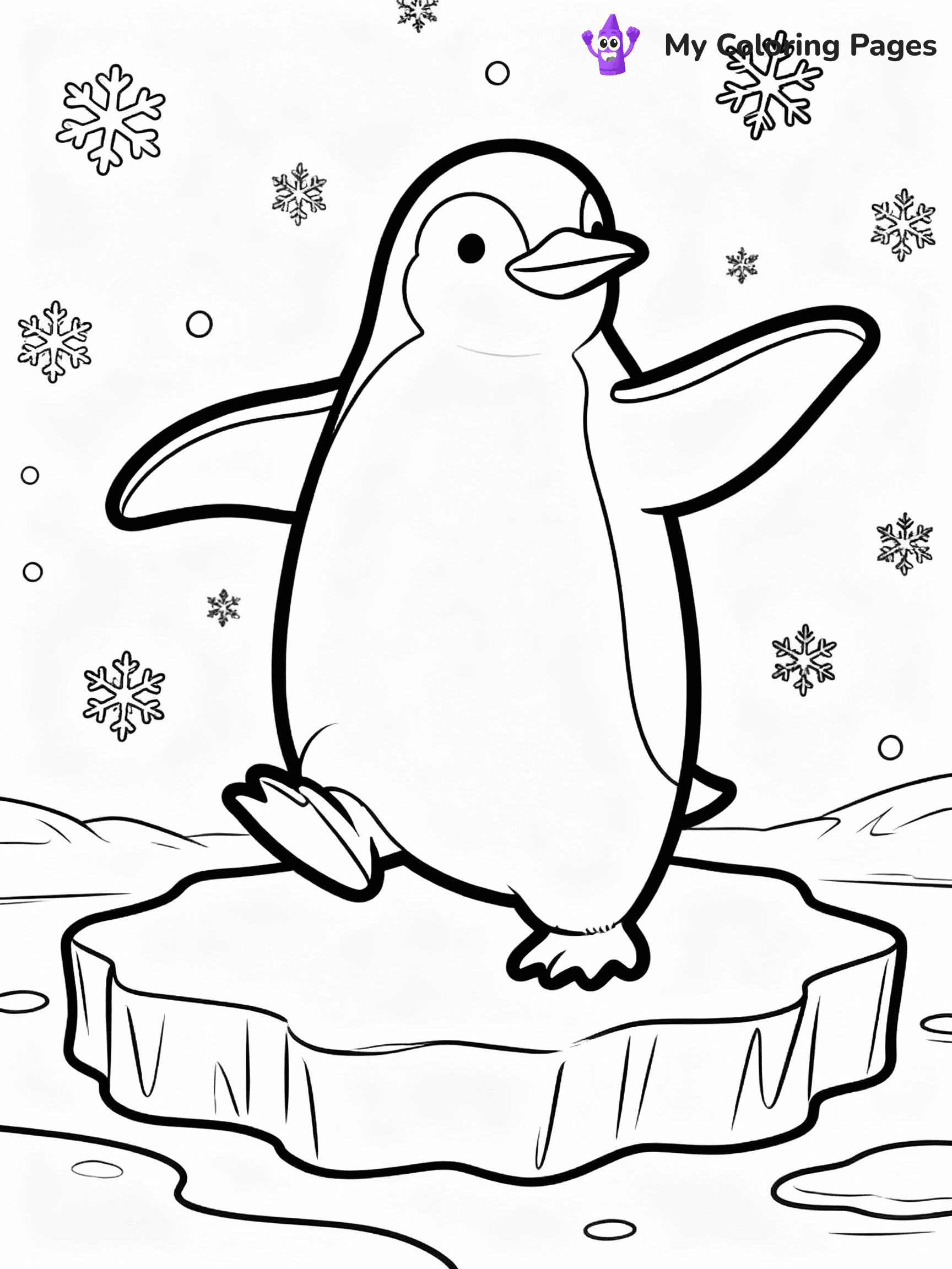 Penguin Coloring Pages - 42