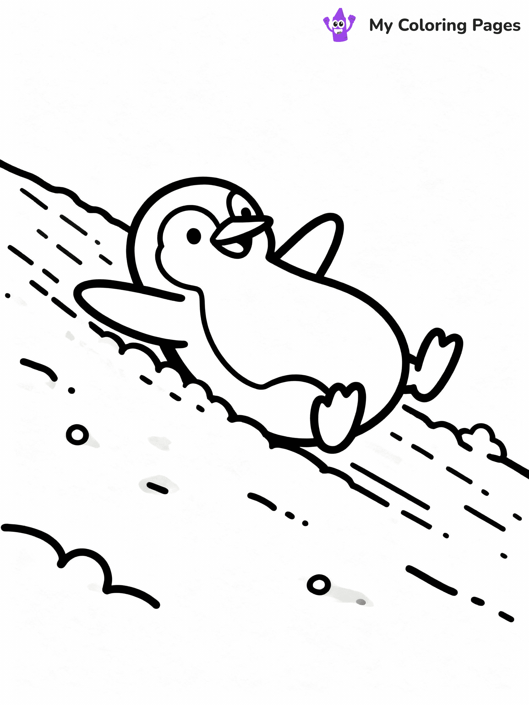 Penguin Coloring Pages - 41