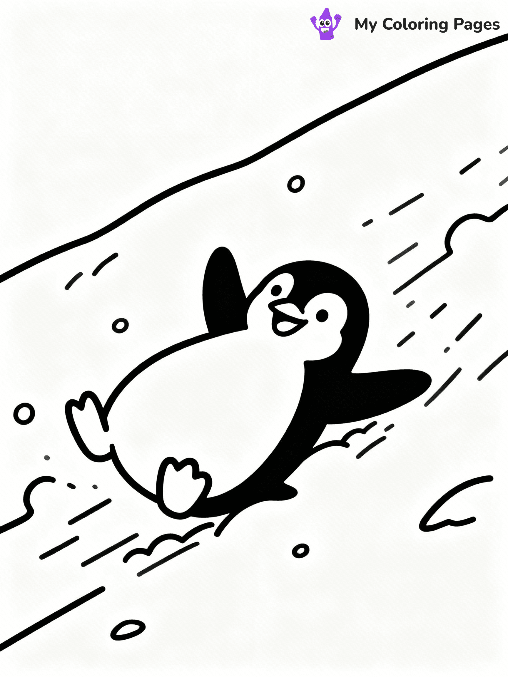 Penguin Coloring Pages - 40