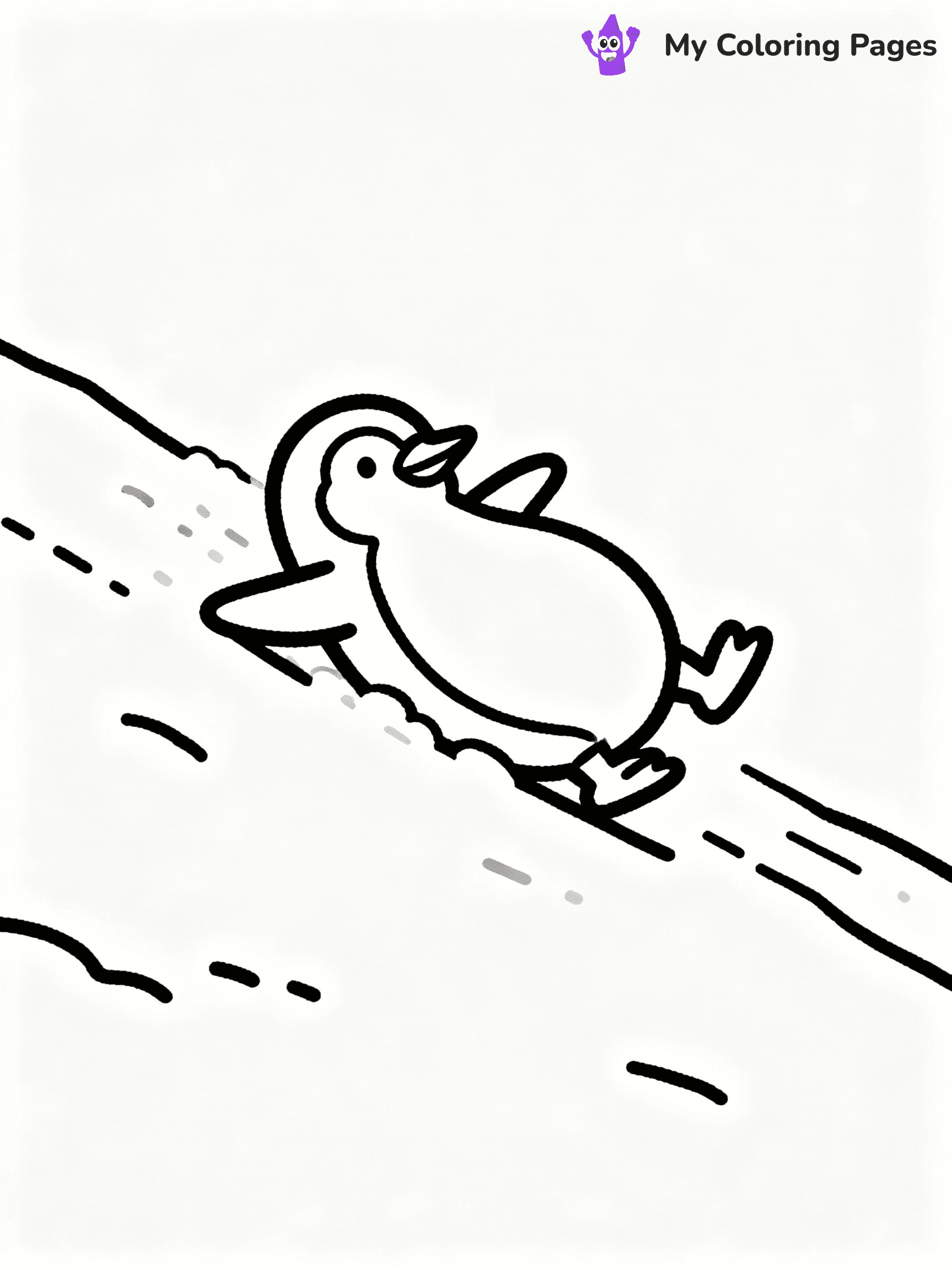 Penguin Coloring Pages - 39