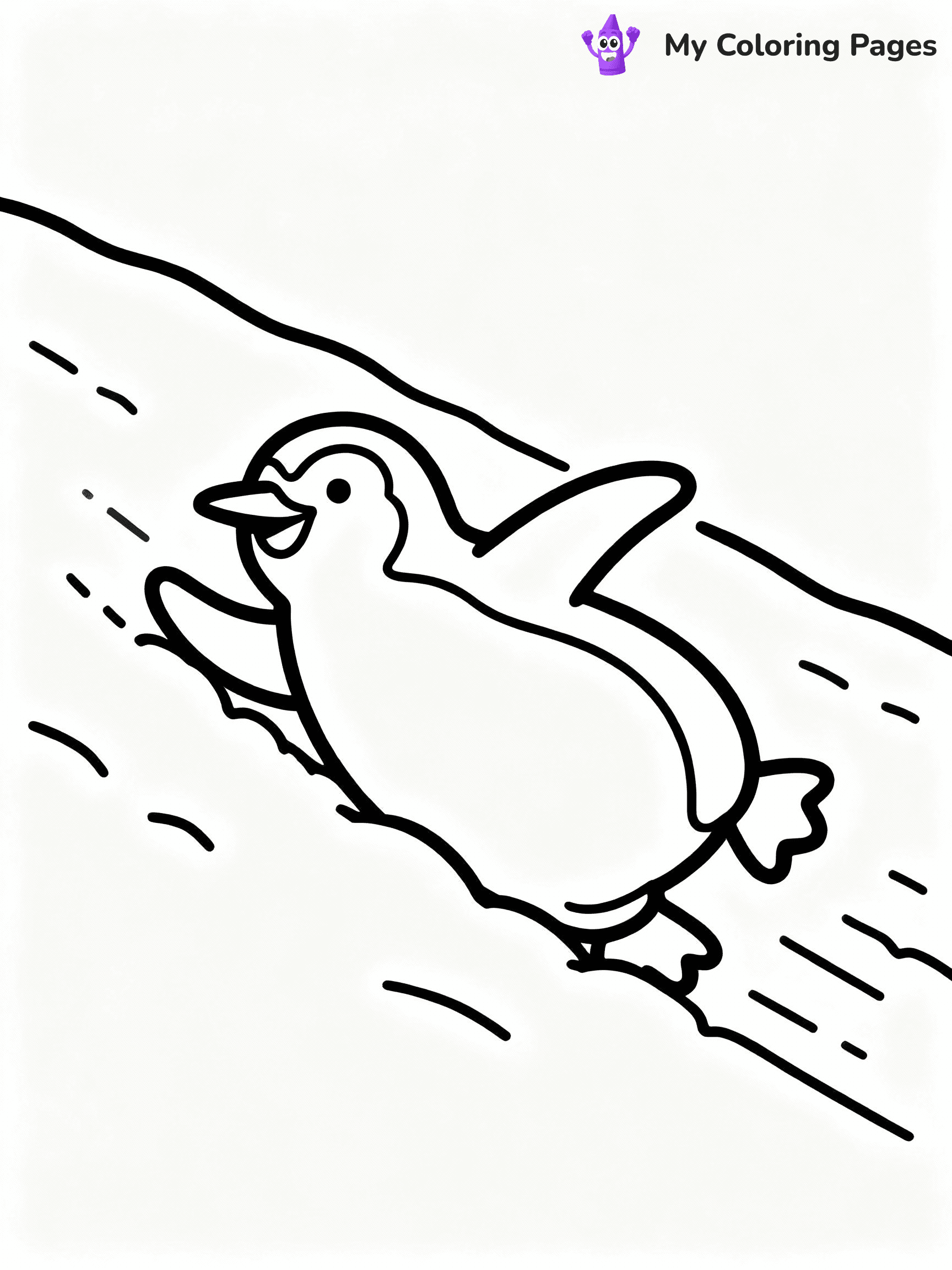 Penguin Coloring Pages - 38