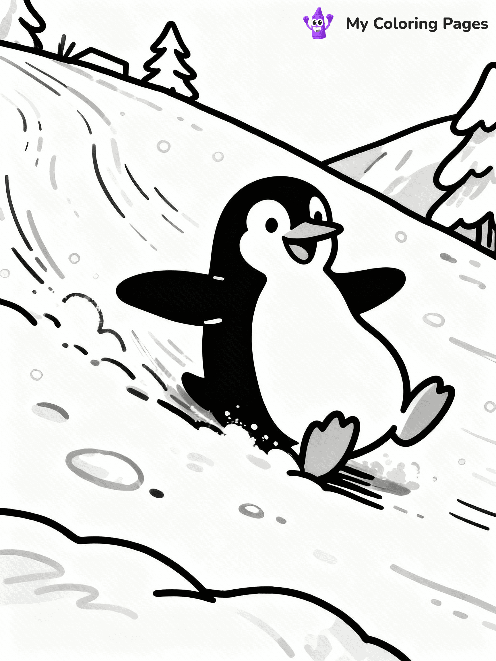 Penguin Coloring Pages - 37