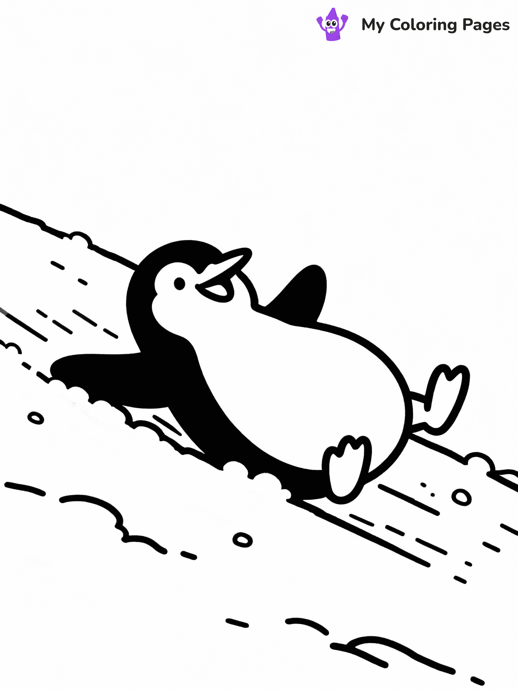 Penguin Coloring Pages - 35