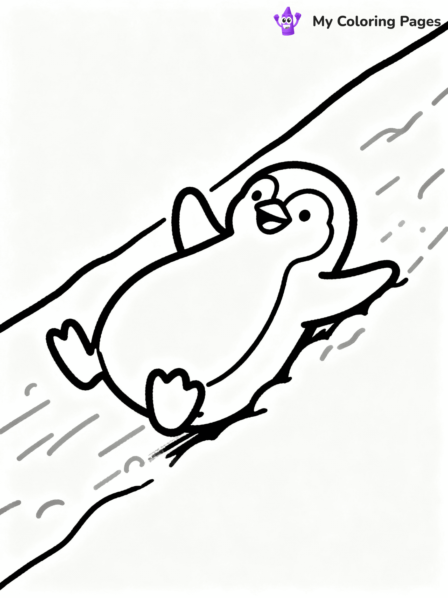 Penguin Coloring Pages - 34