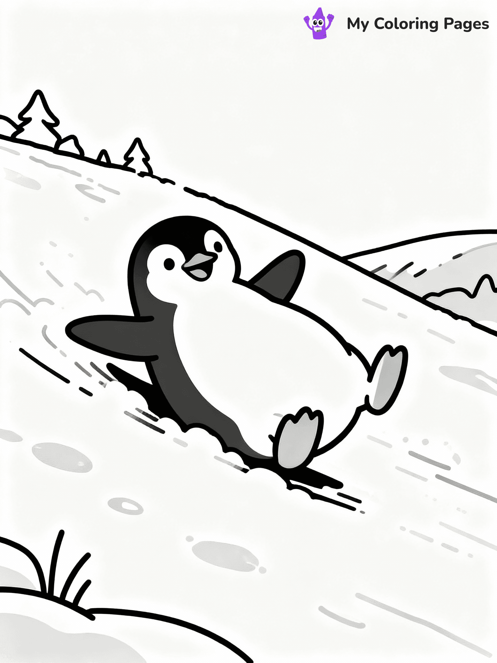 Penguin Coloring Pages - 32