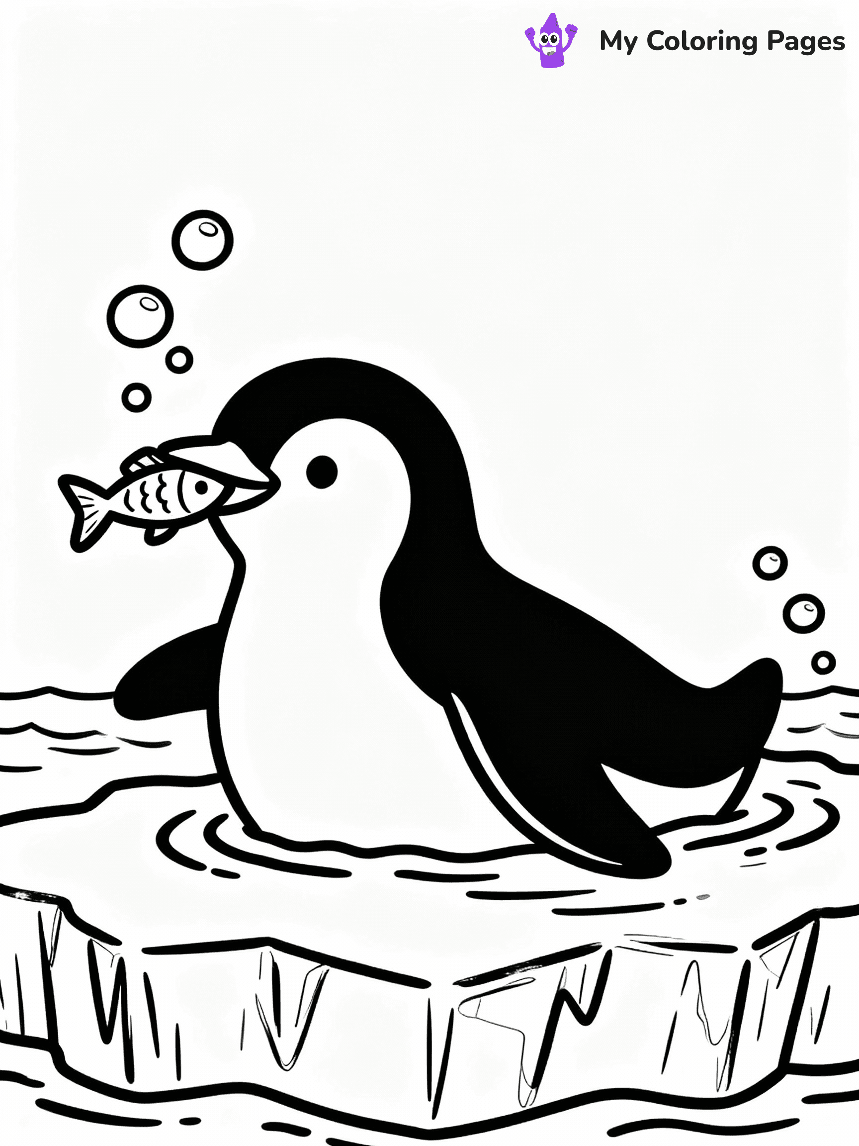 Penguin Coloring Pages - 30