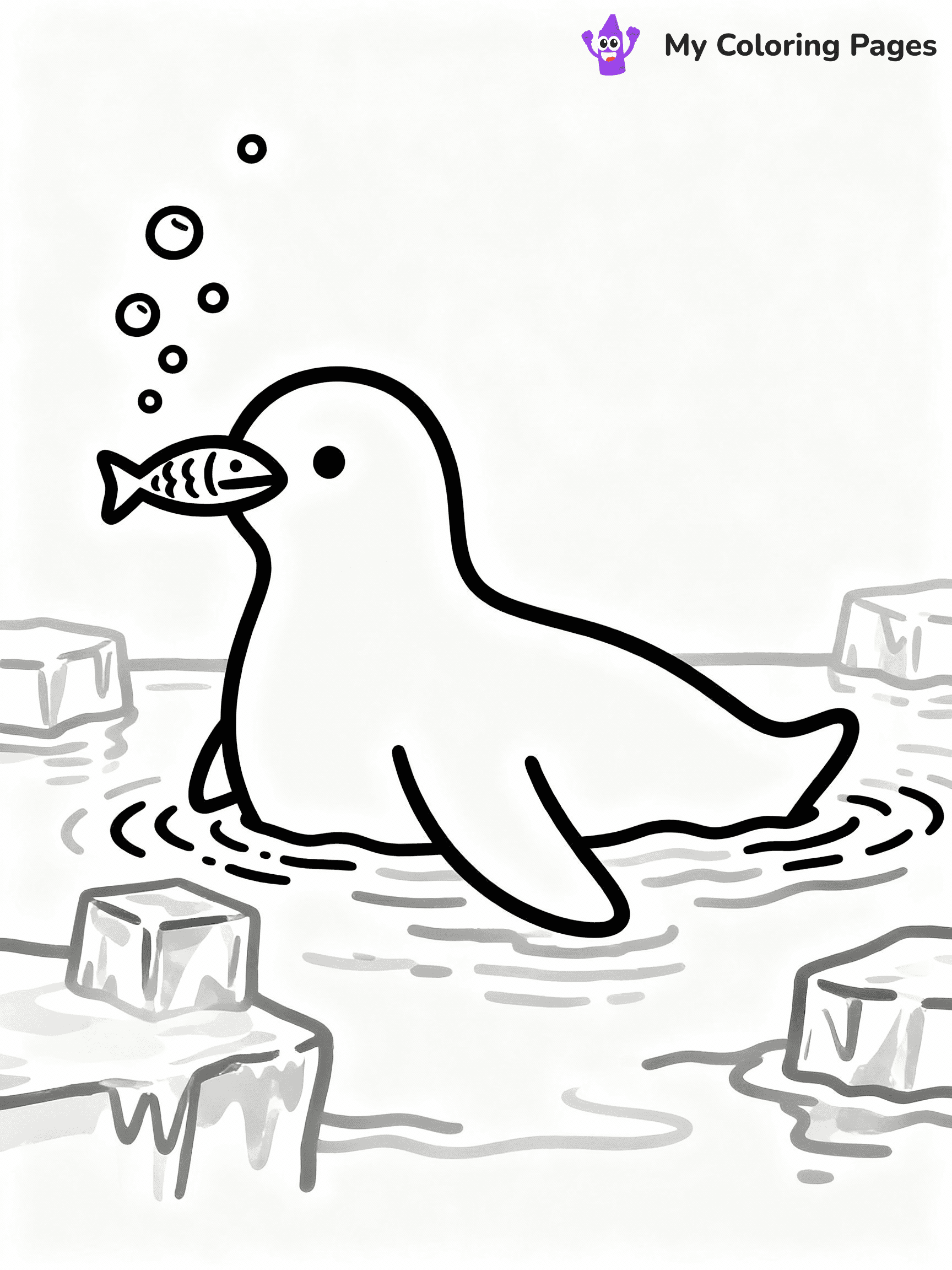 Penguin Coloring Pages - 24