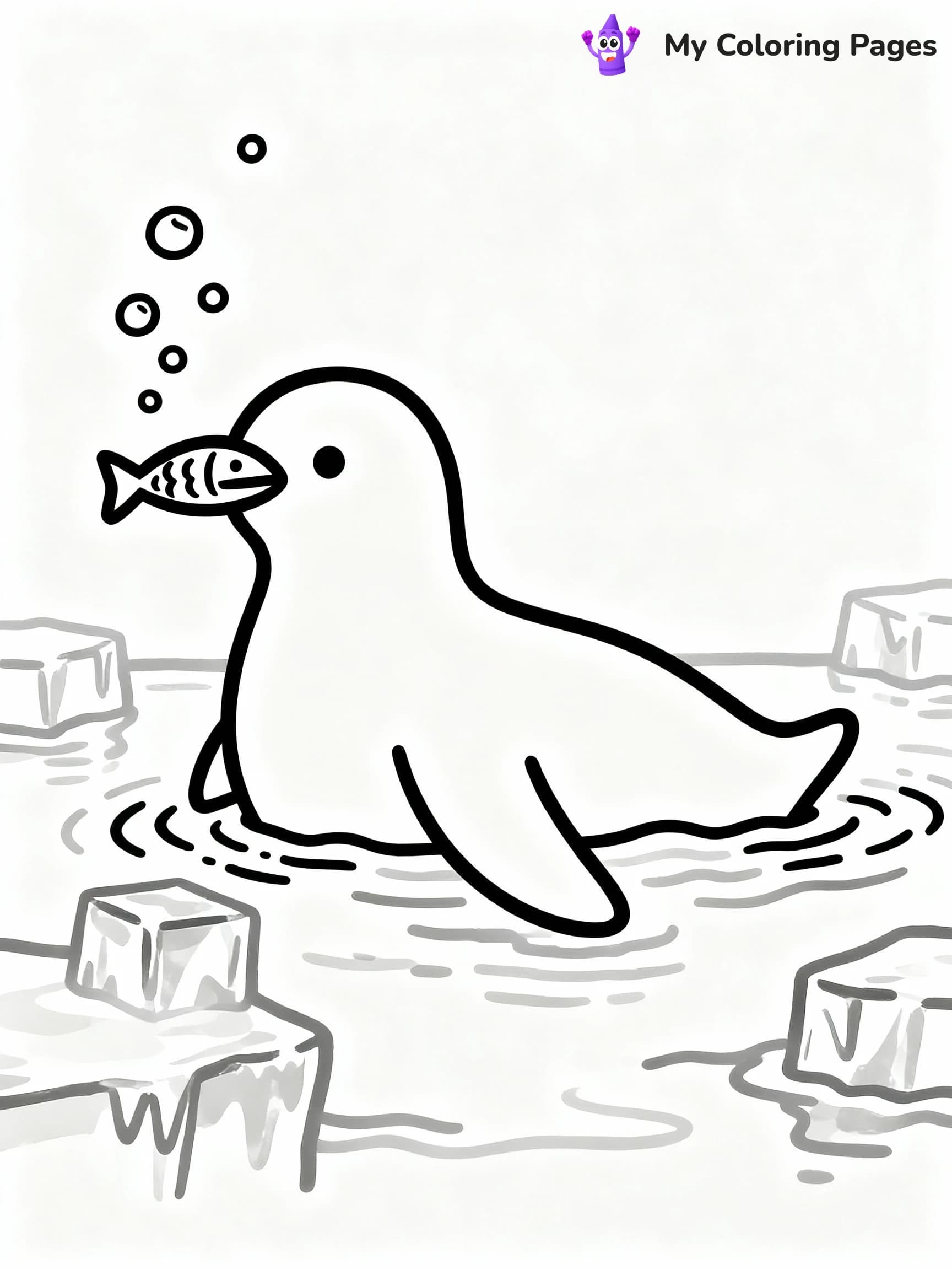 Penguin Coloring Pages - 24