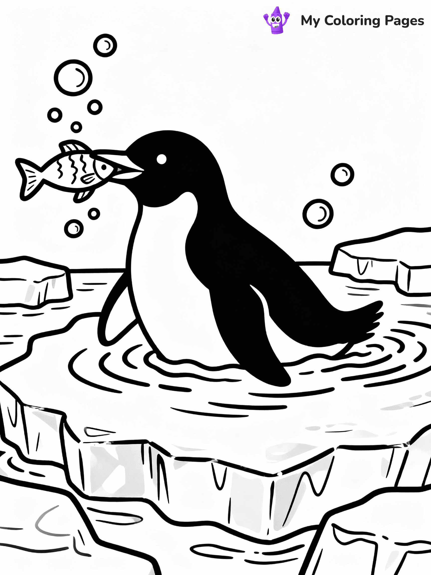 Penguin Coloring Pages - 23