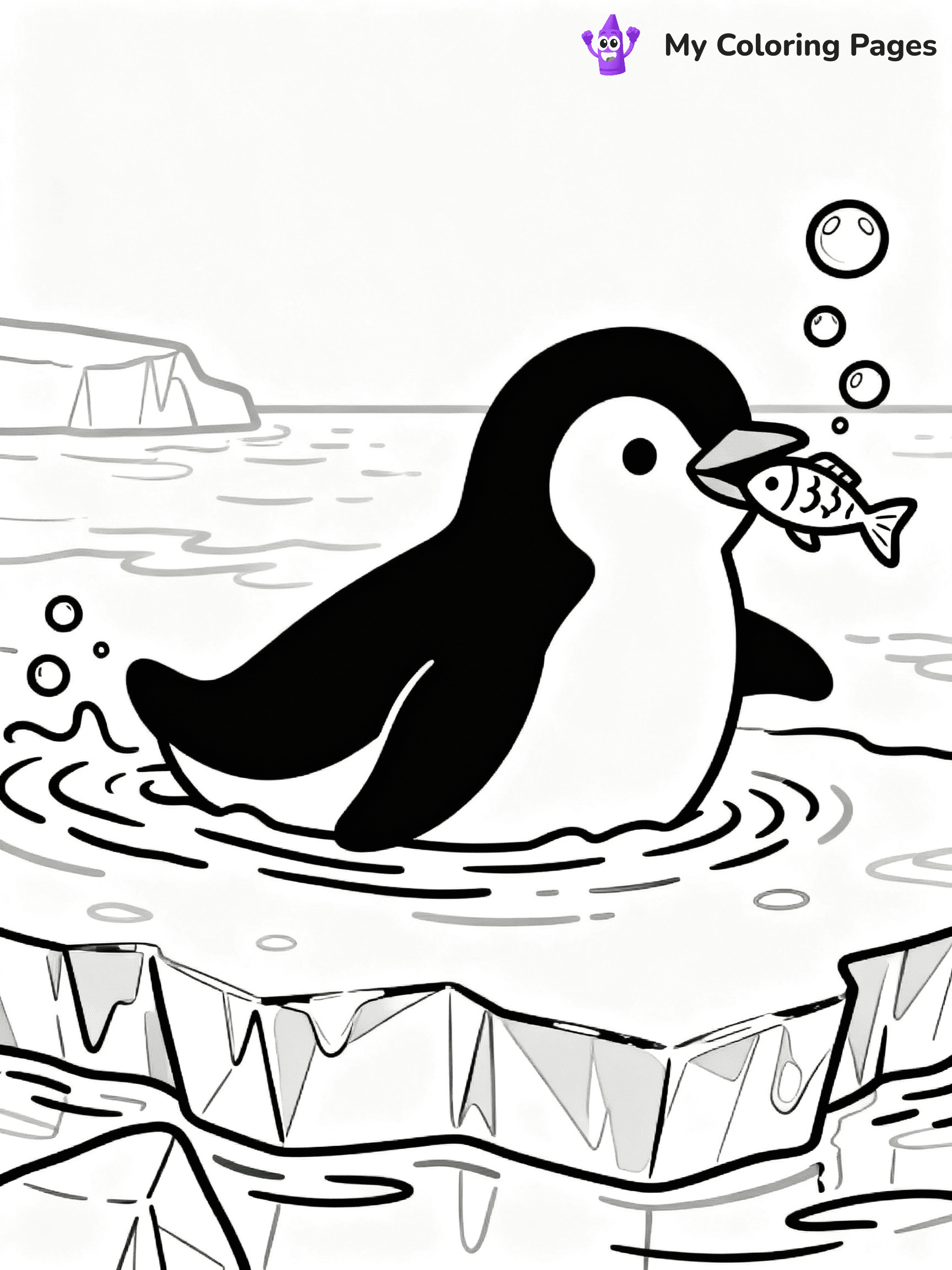 Penguin Coloring Pages - 22