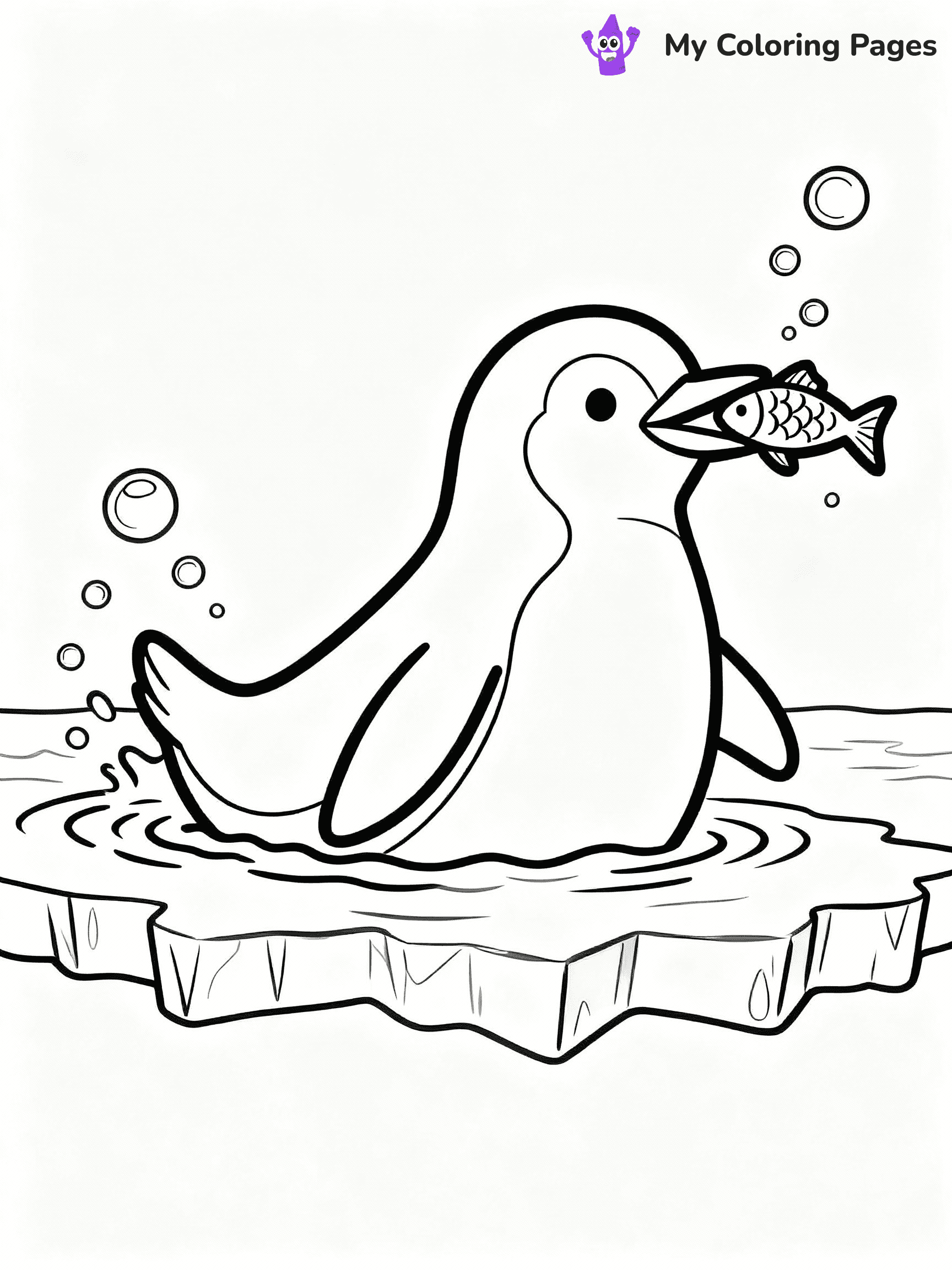 Penguin Coloring Pages - 21