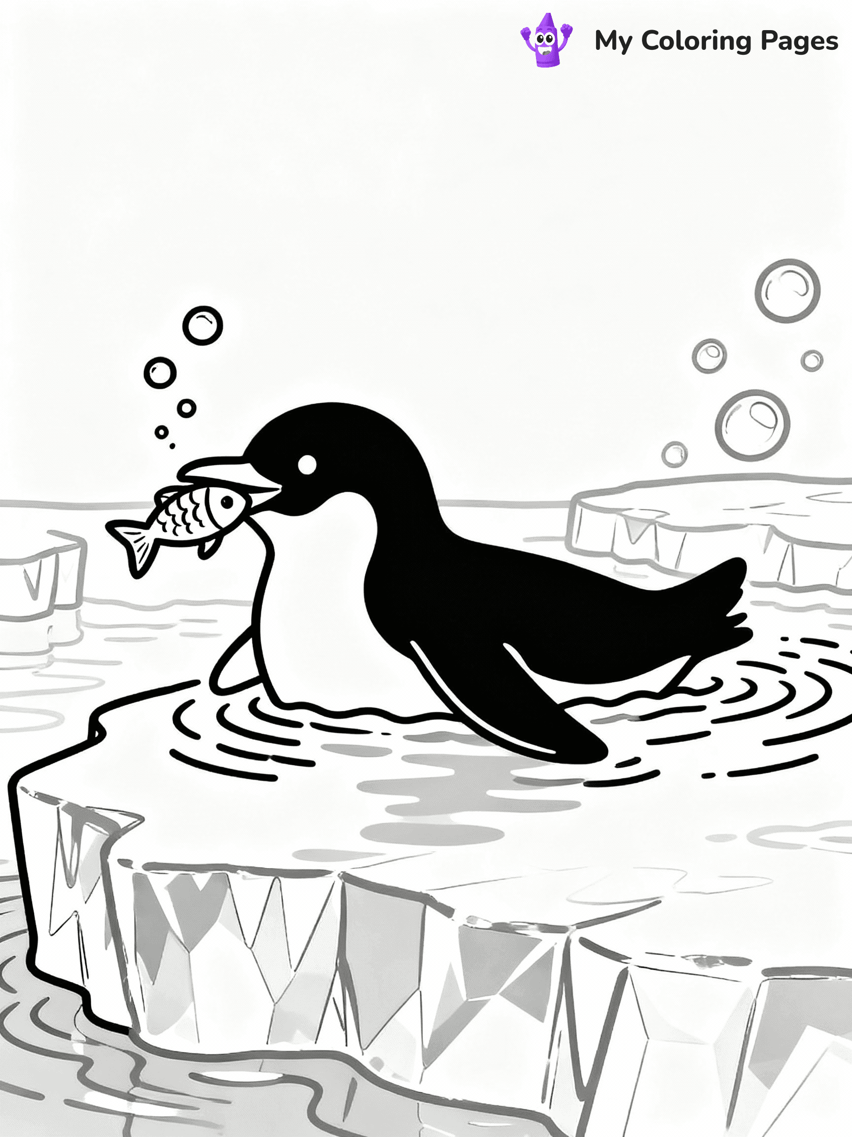 Penguin Coloring Pages - 20