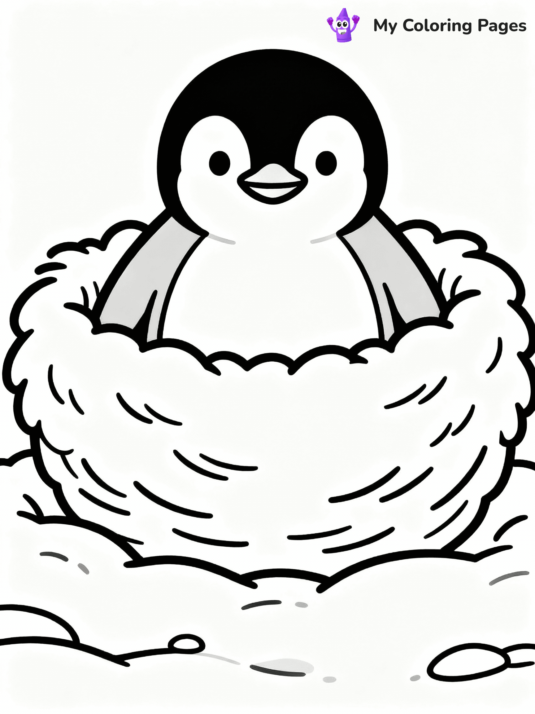 Penguin Coloring Pages - 14