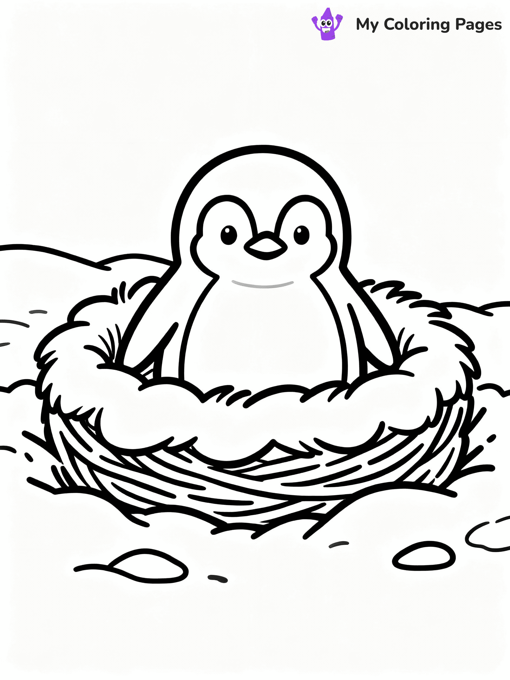 Penguin Coloring Pages - 10