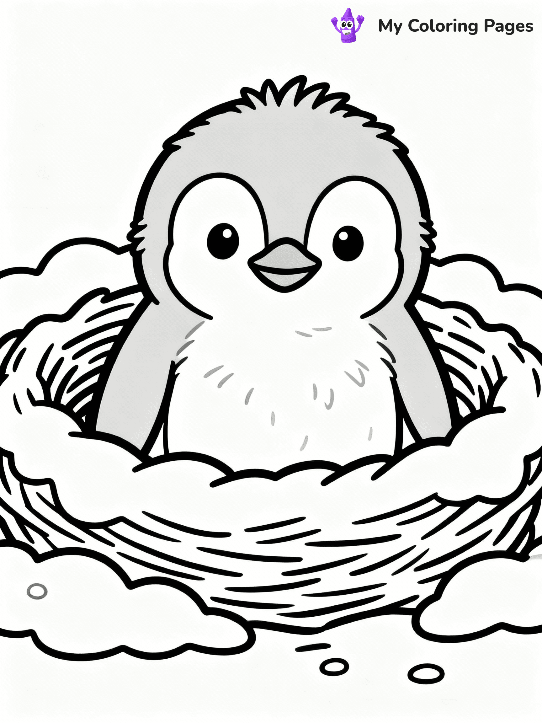 Penguin Coloring Pages - 9