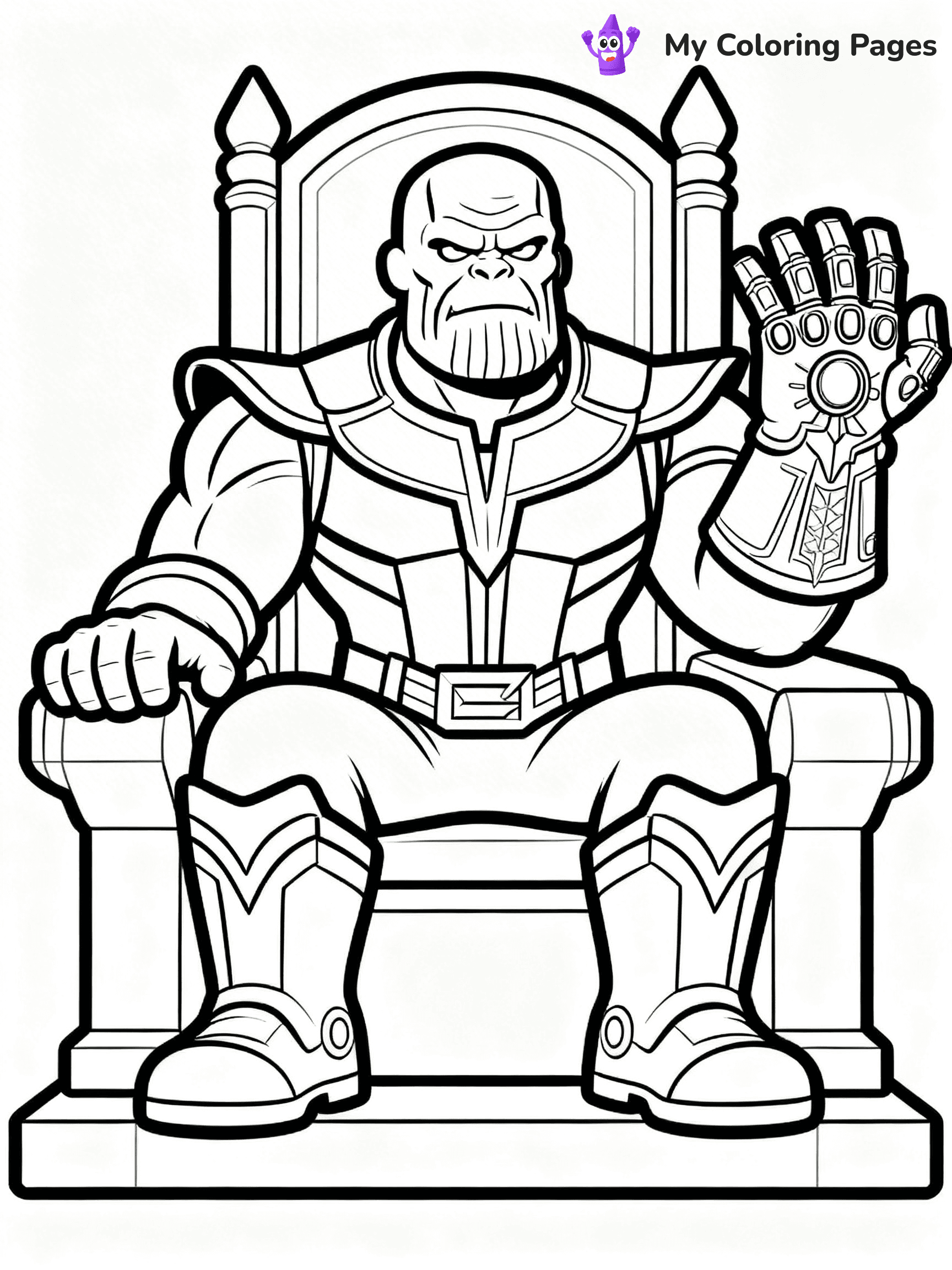 Easy Avengers Coloring Pages - 30