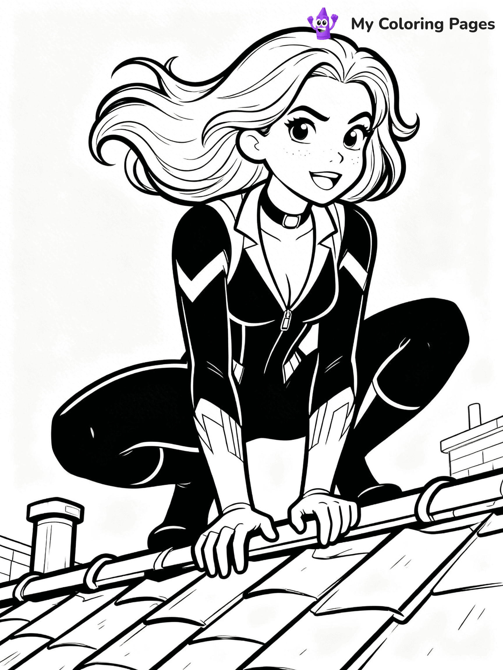 Easy Avengers Coloring Pages - 26