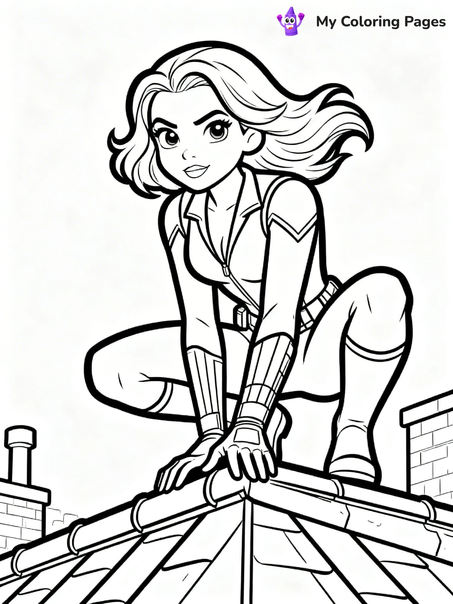 Easy Avengers Coloring Pages - 24