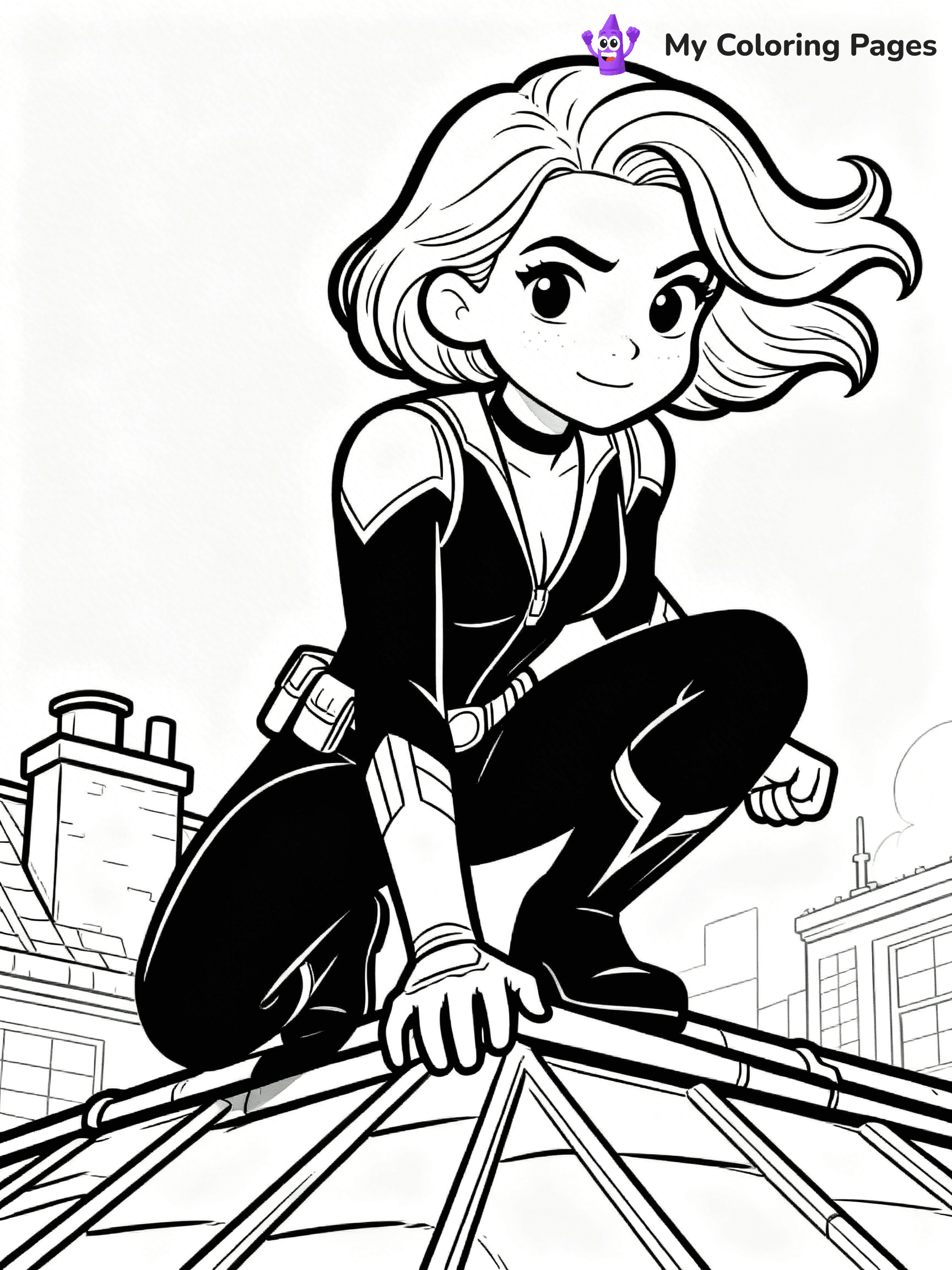 Easy Avengers Coloring Pages - 23