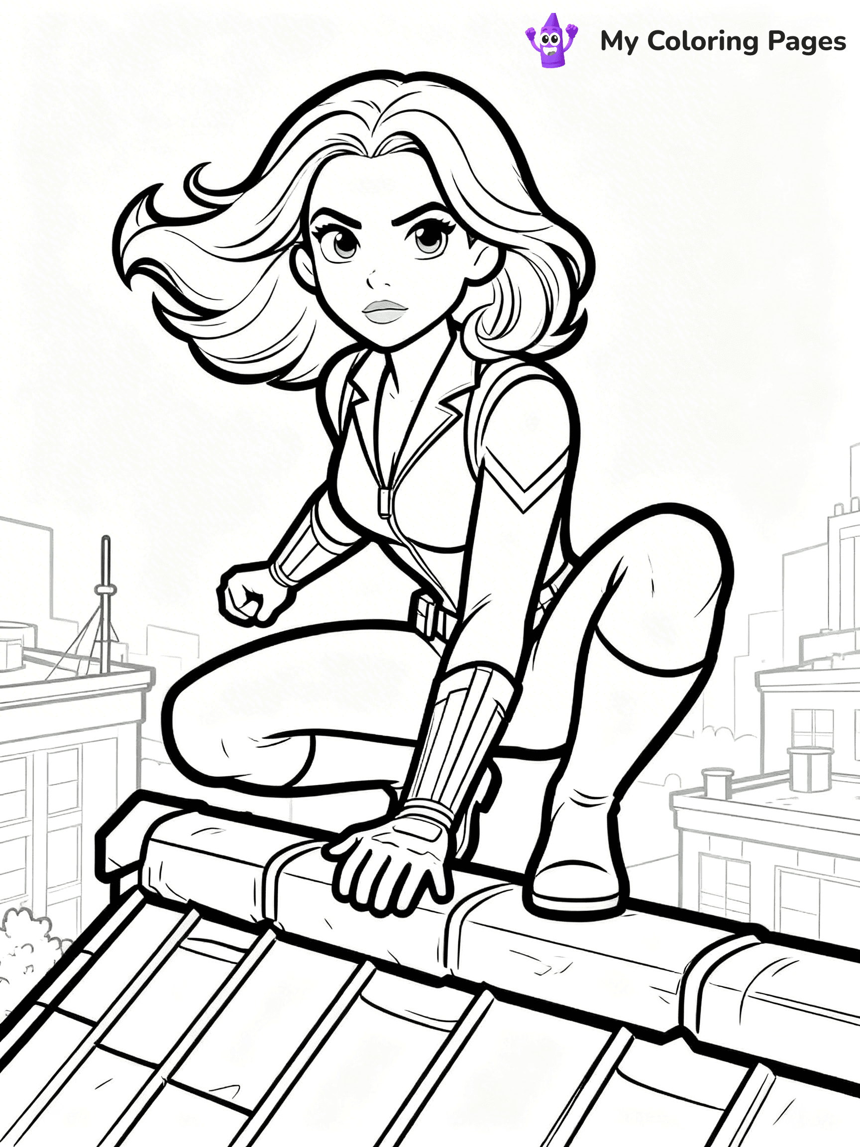 Easy Avengers Coloring Pages - 21