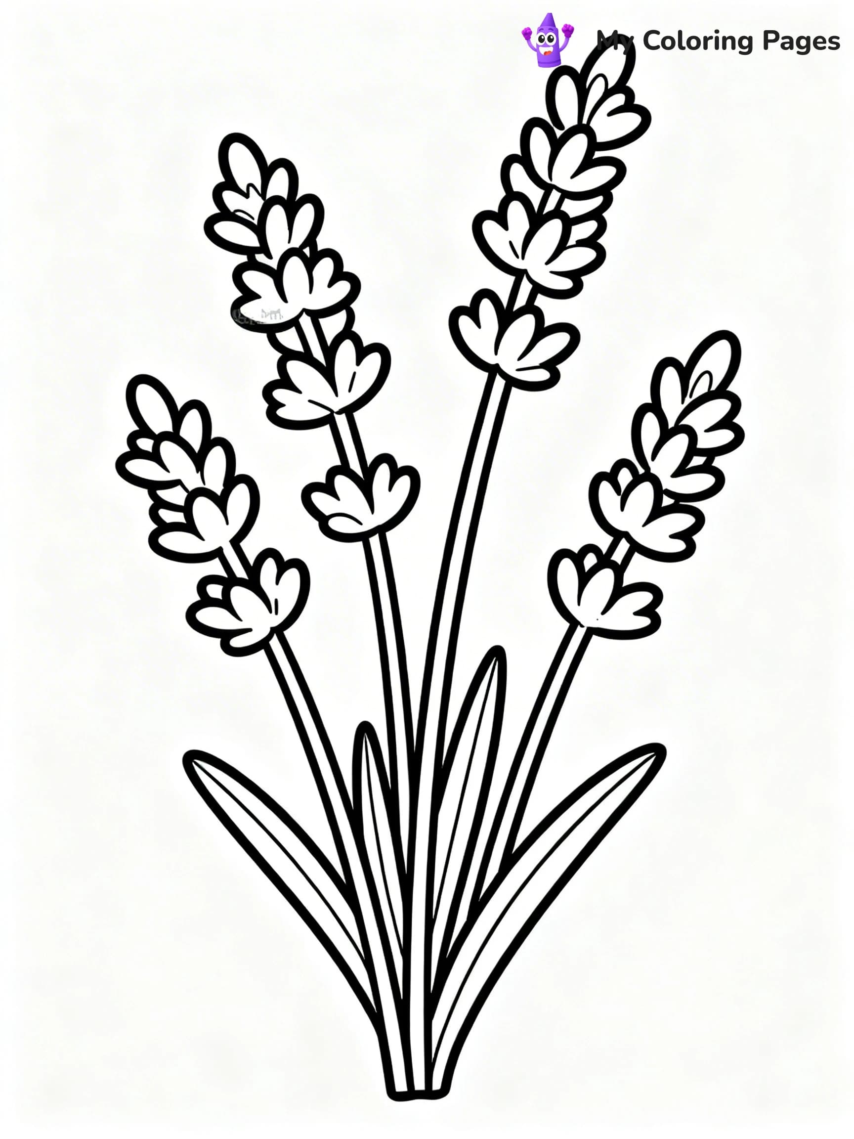 Wildflower Coloring Pages - 24