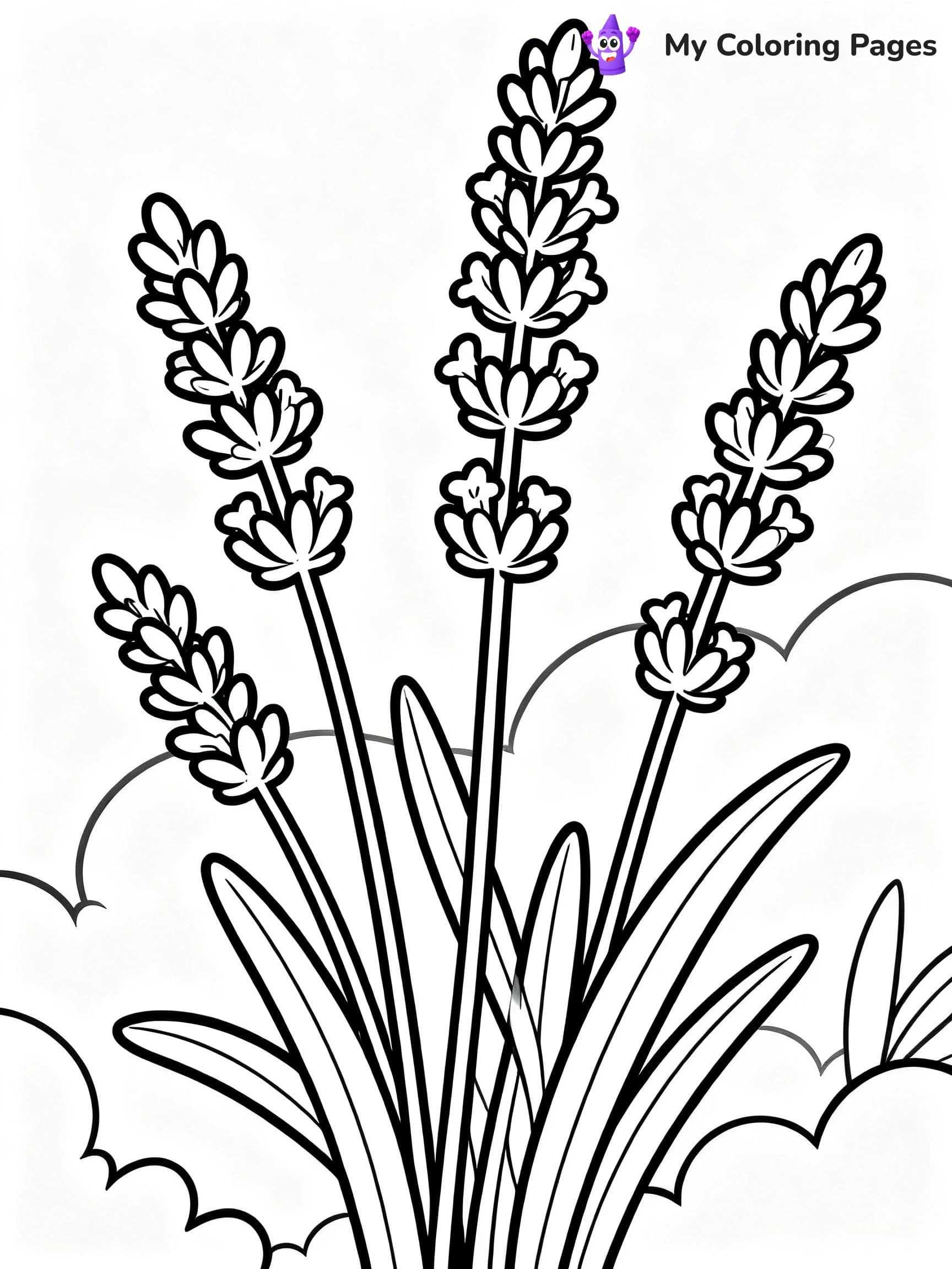Wildflower Coloring Pages - 23