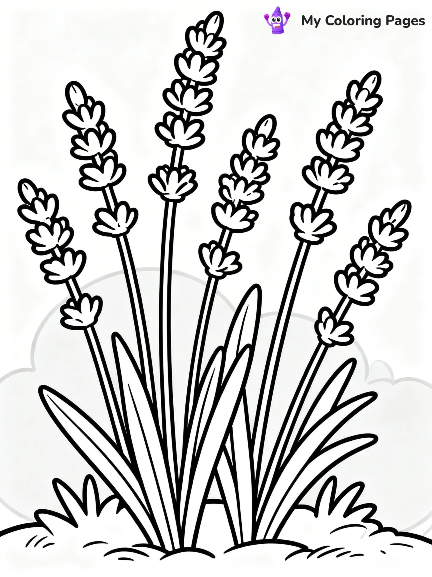 Wildflower Coloring Pages - 22