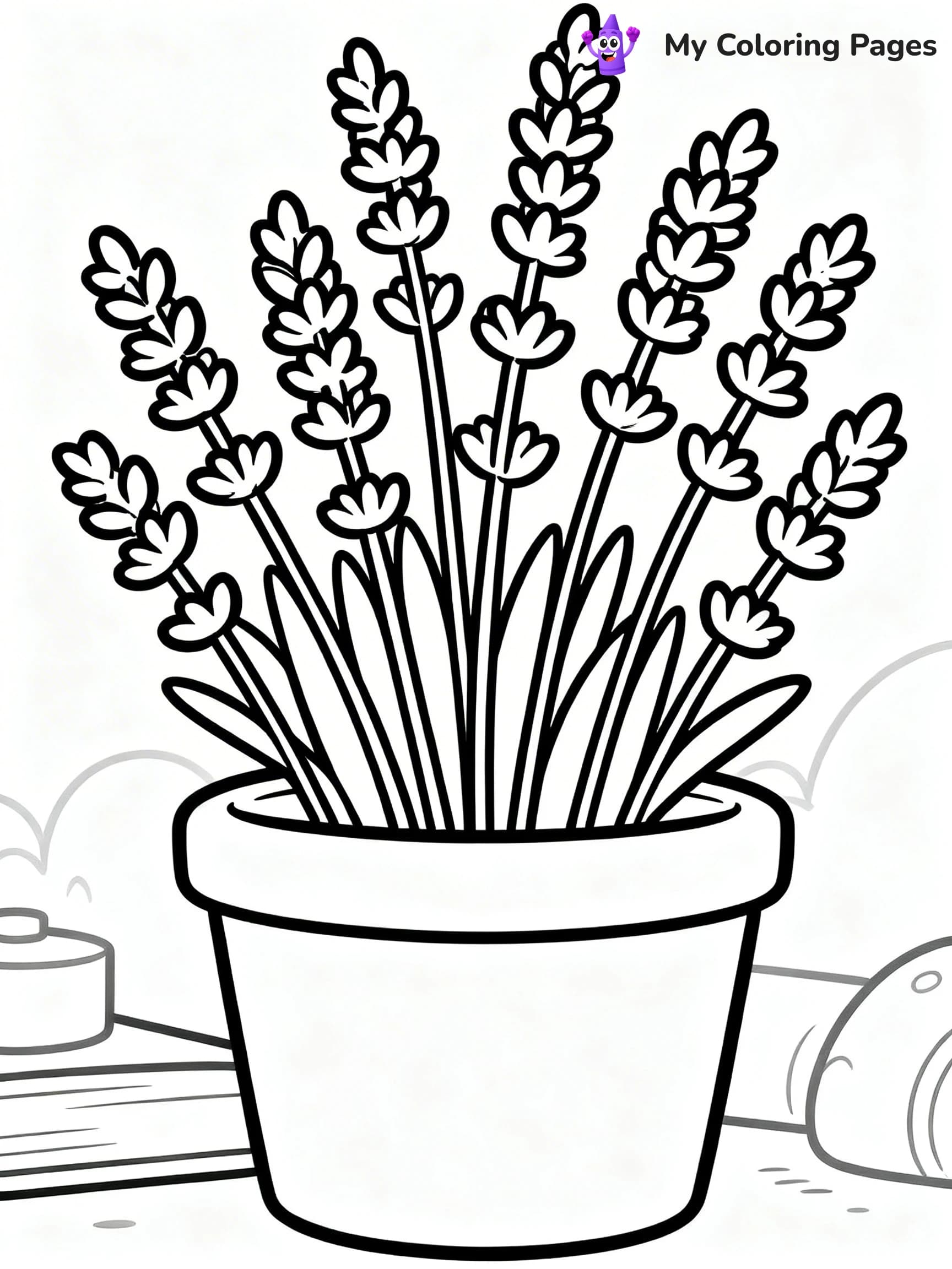 Wildflower Coloring Pages - 21