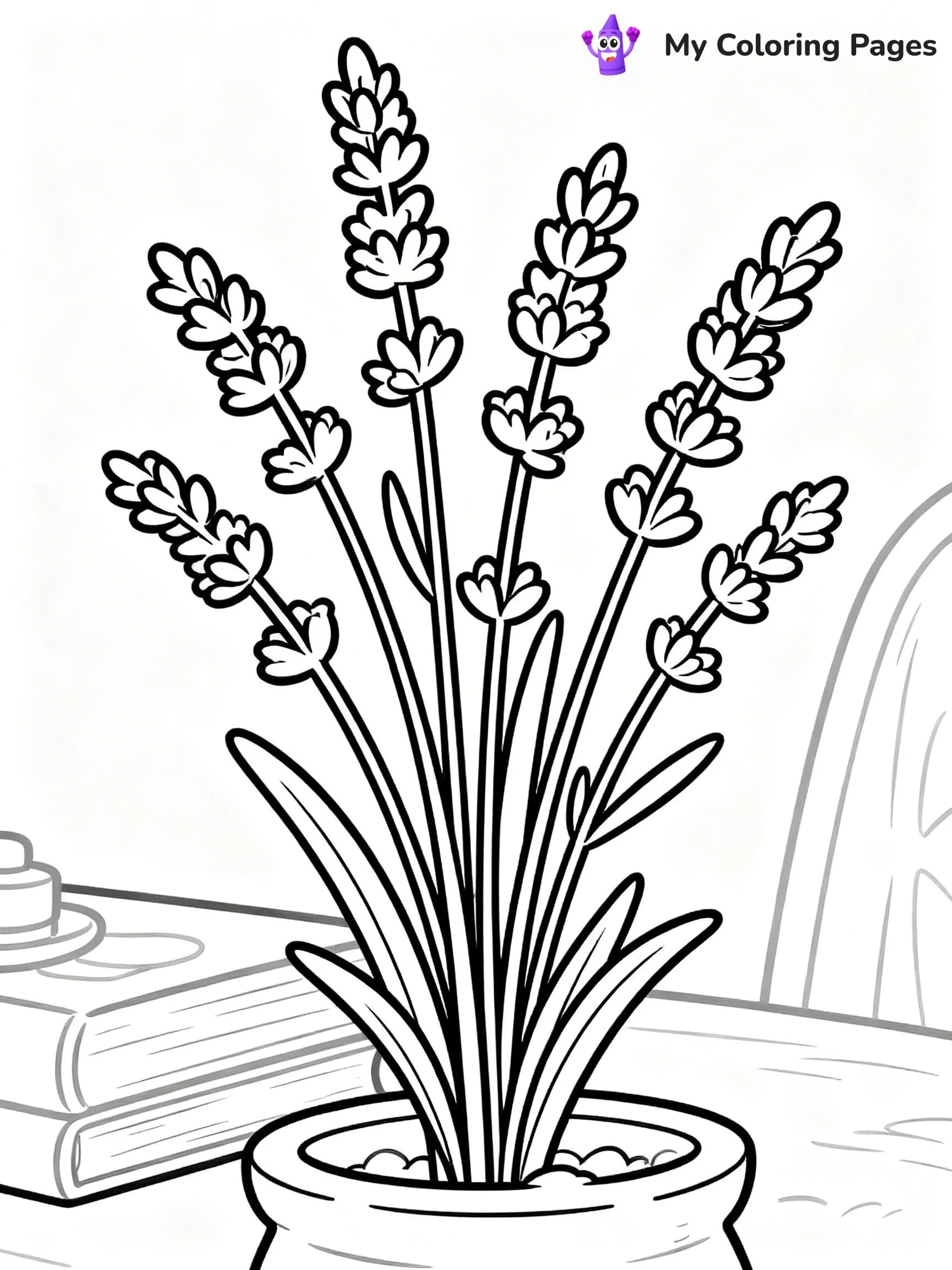 Wildflower Coloring Pages - 20
