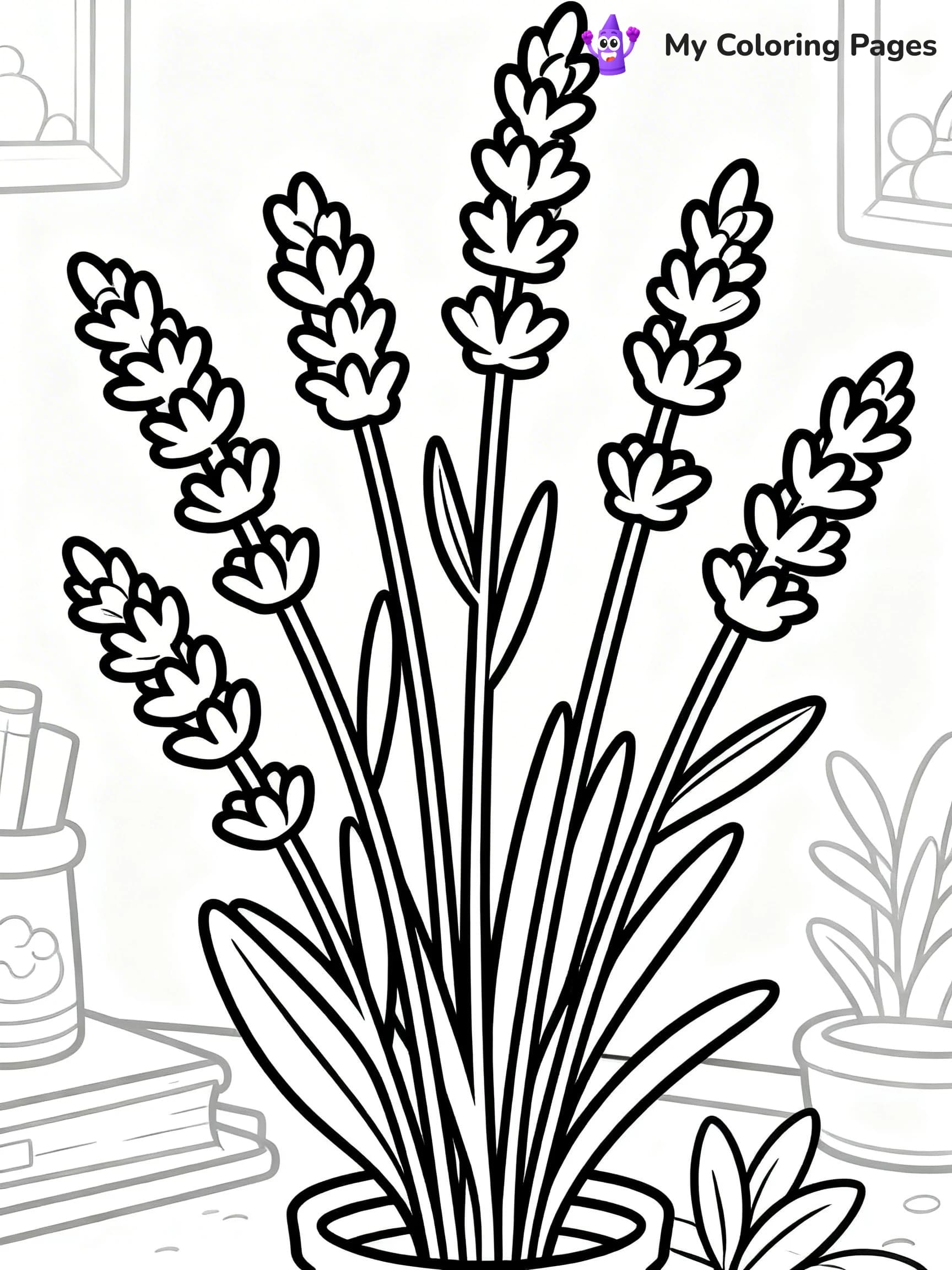 Wildflower Coloring Pages - 19