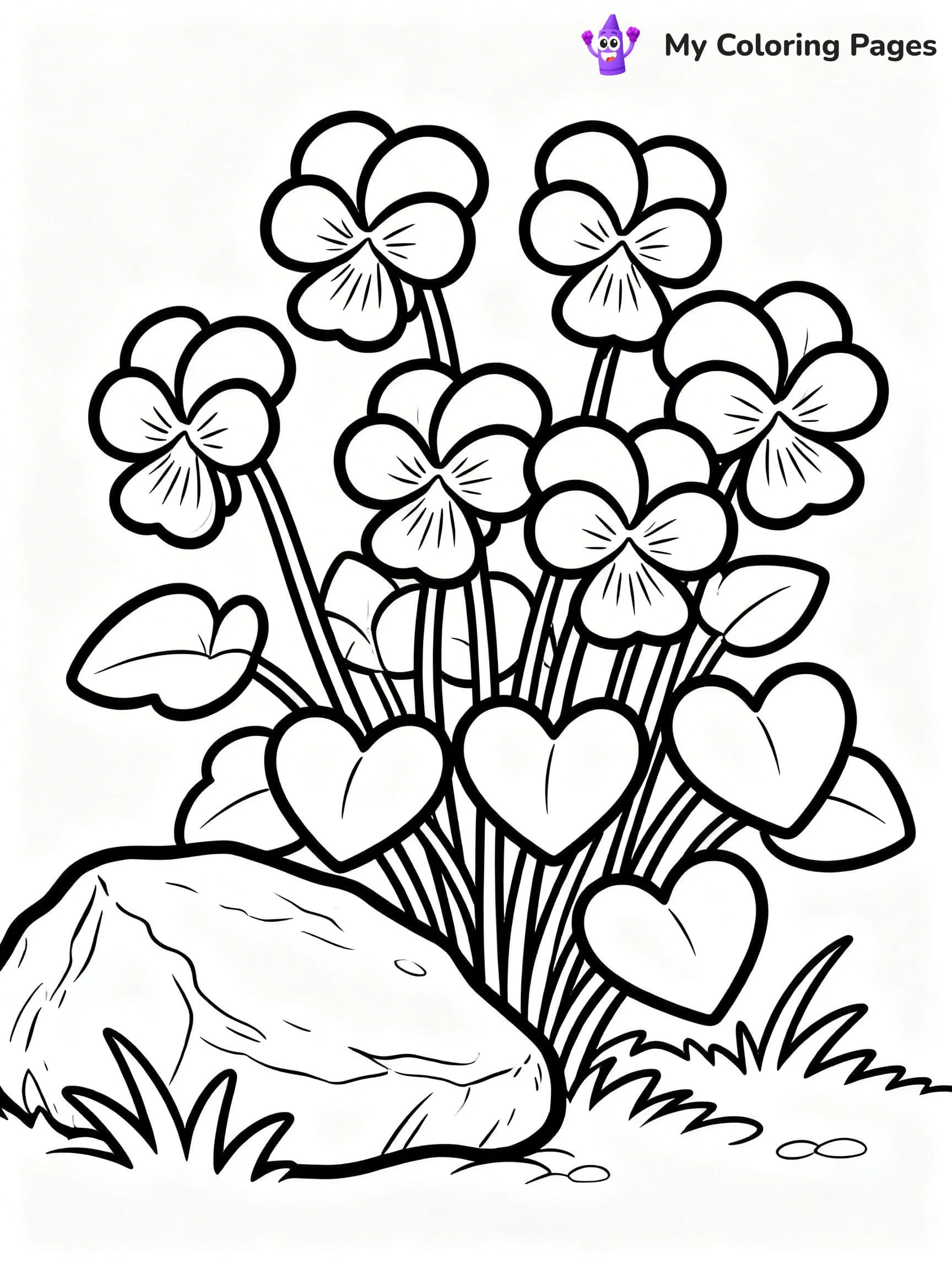 Wildflower Coloring Pages - 14