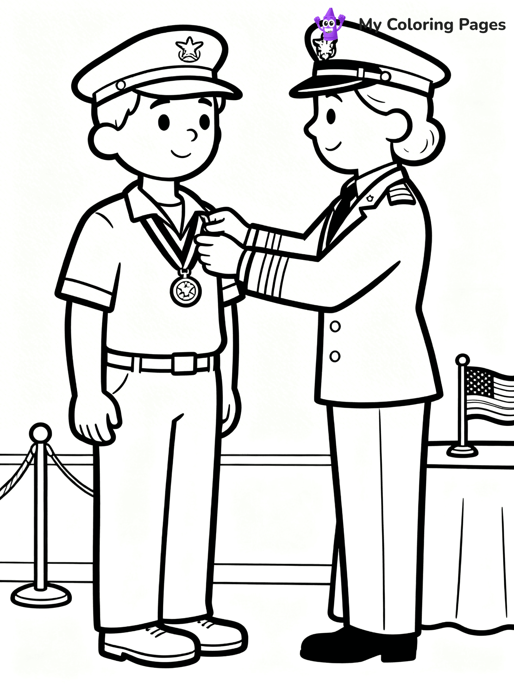 Veteran Coloring Pages - 21