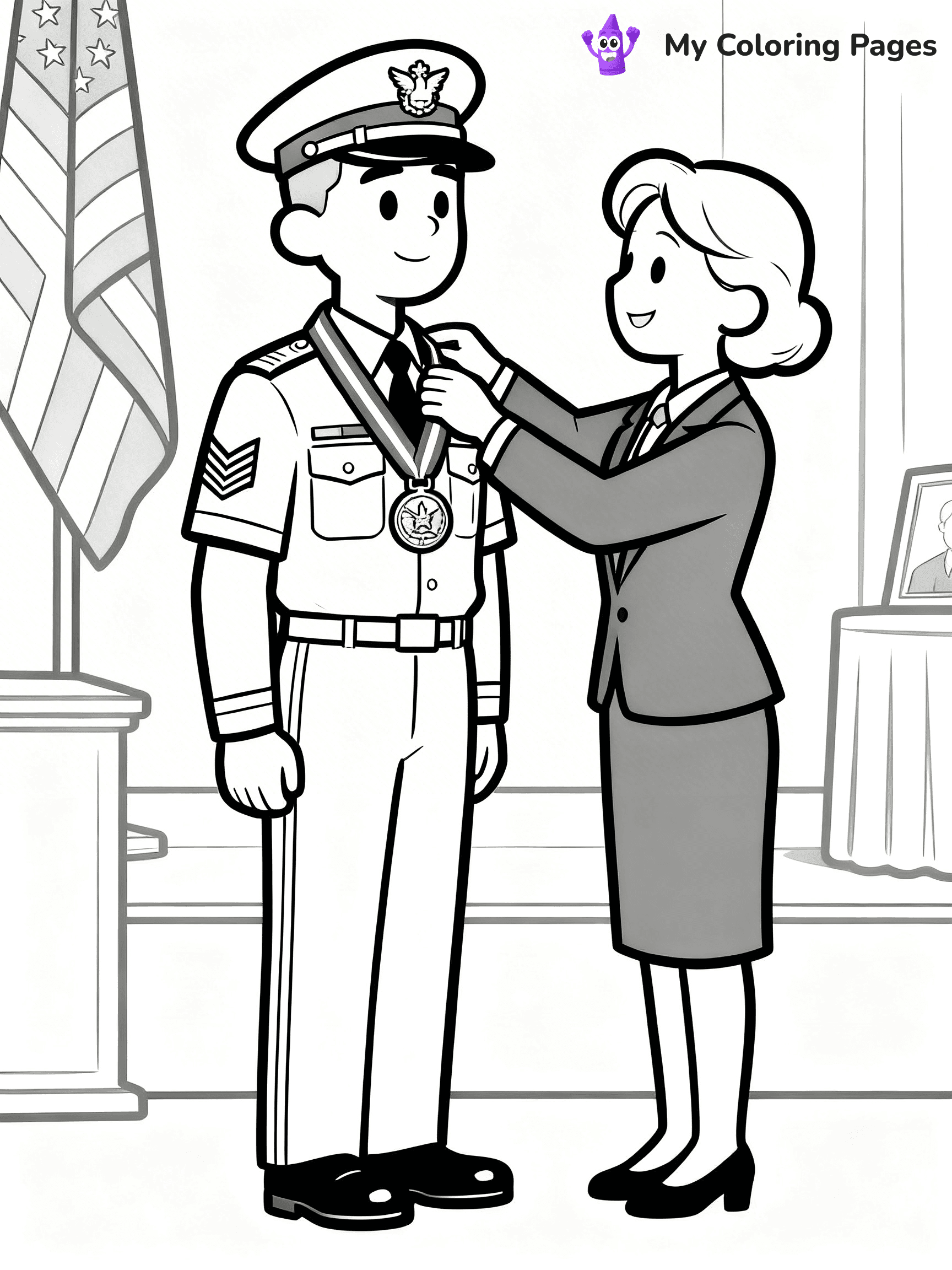 Veteran Coloring Pages - 20