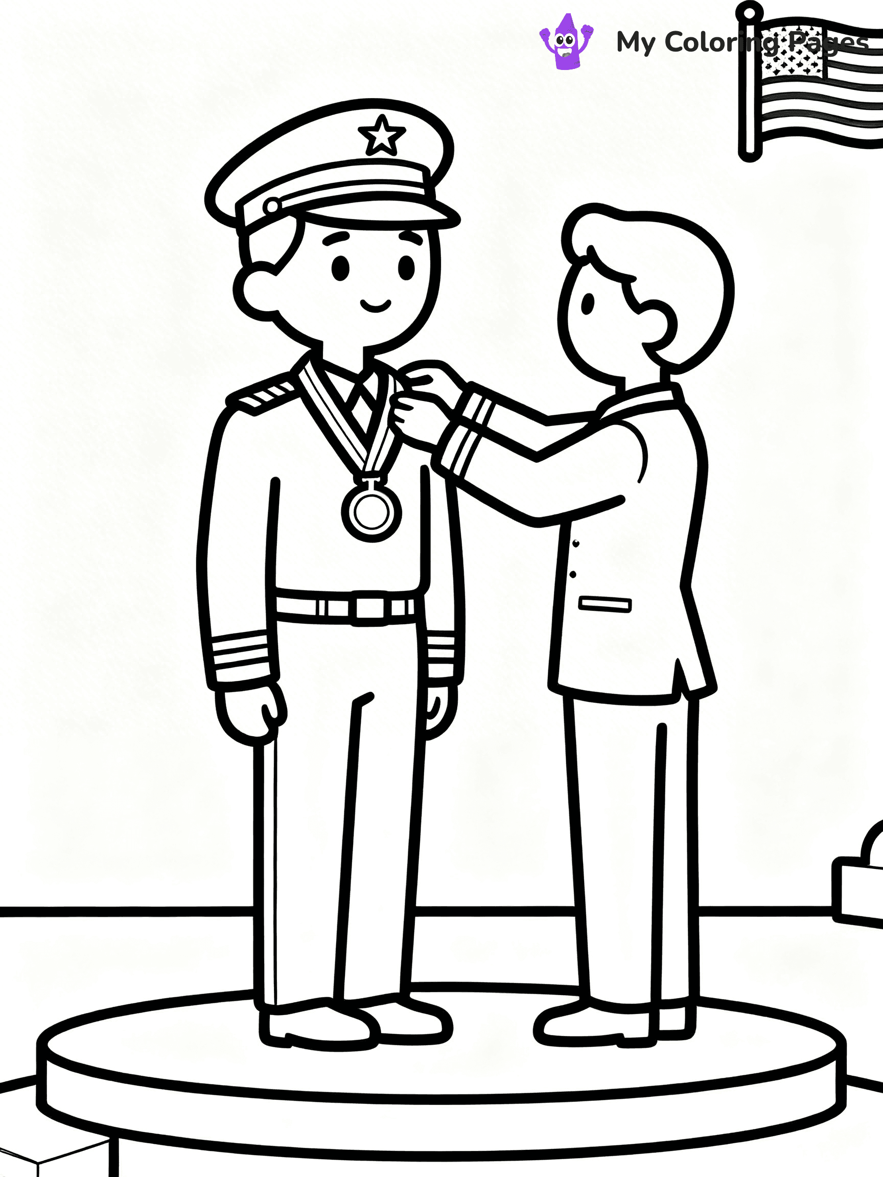 Veteran Coloring Pages - 18