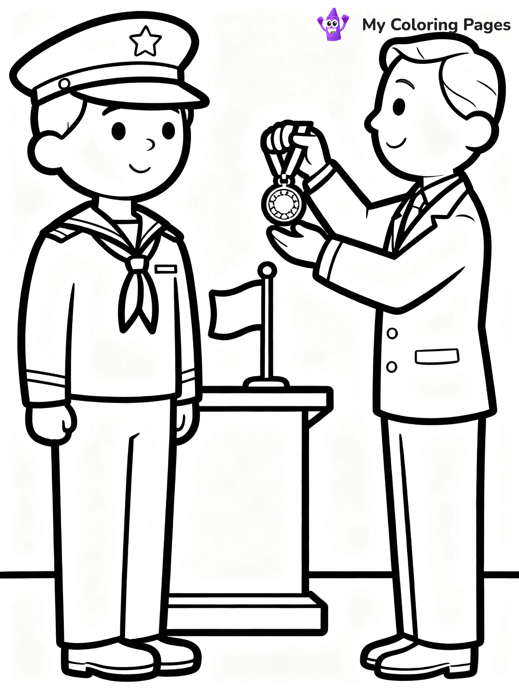 Veteran Coloring Pages - 17