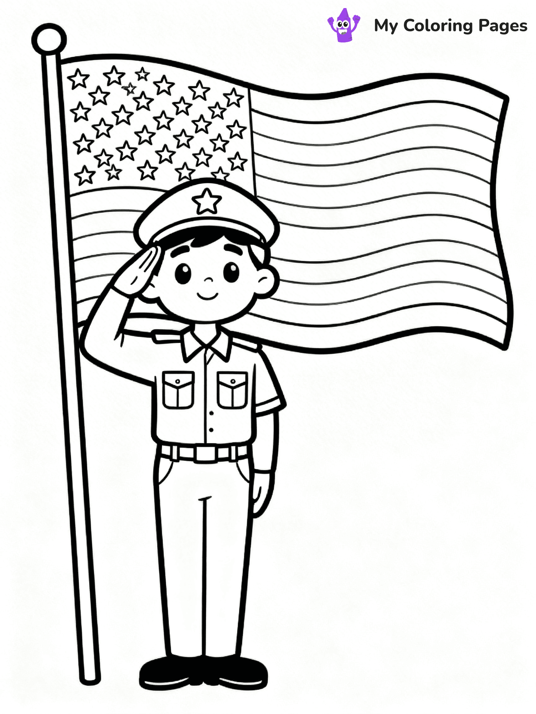 Veteran Coloring Pages - 16