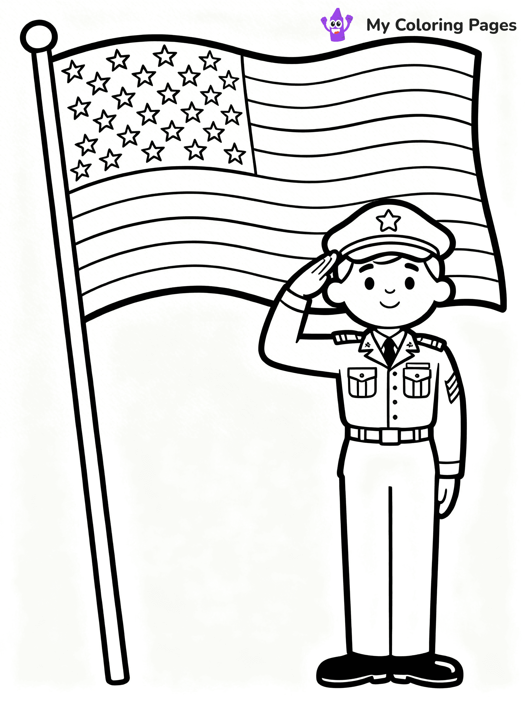 Veteran Coloring Pages - 15