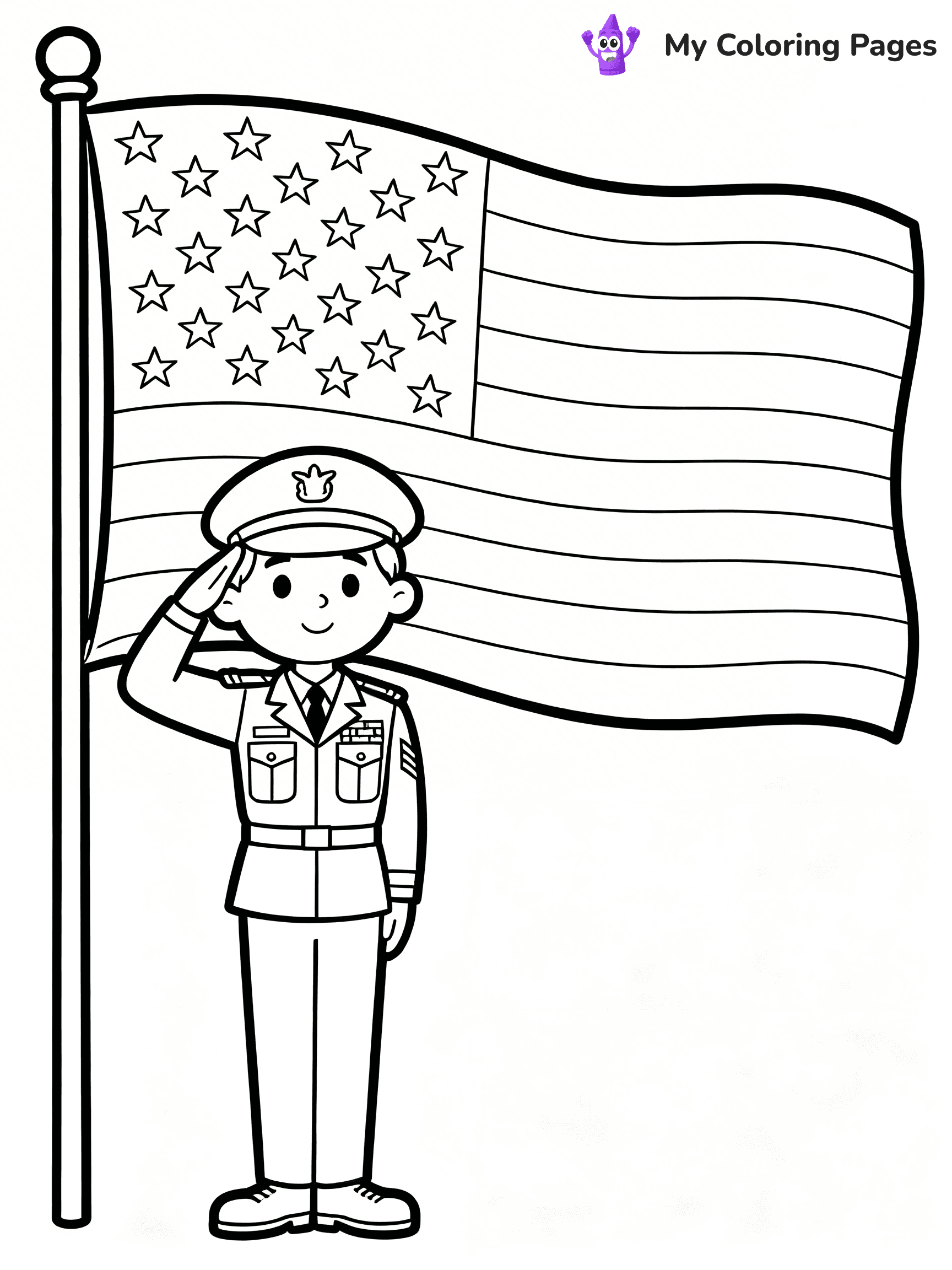 Veteran Coloring Pages - 14