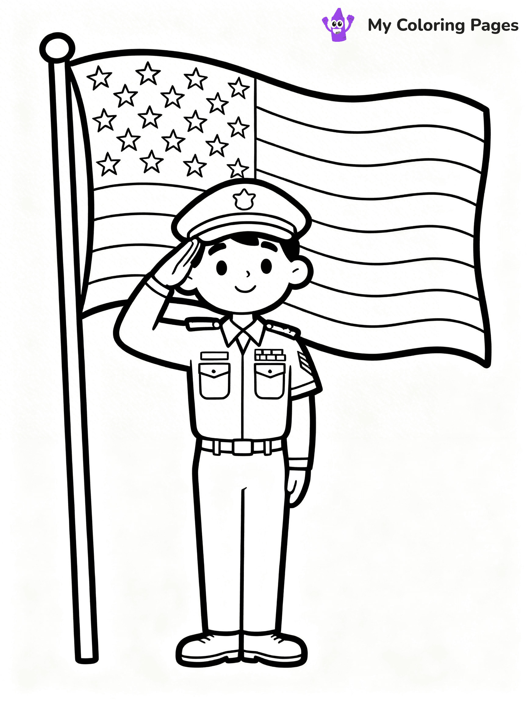 Veteran Coloring Pages - 13
