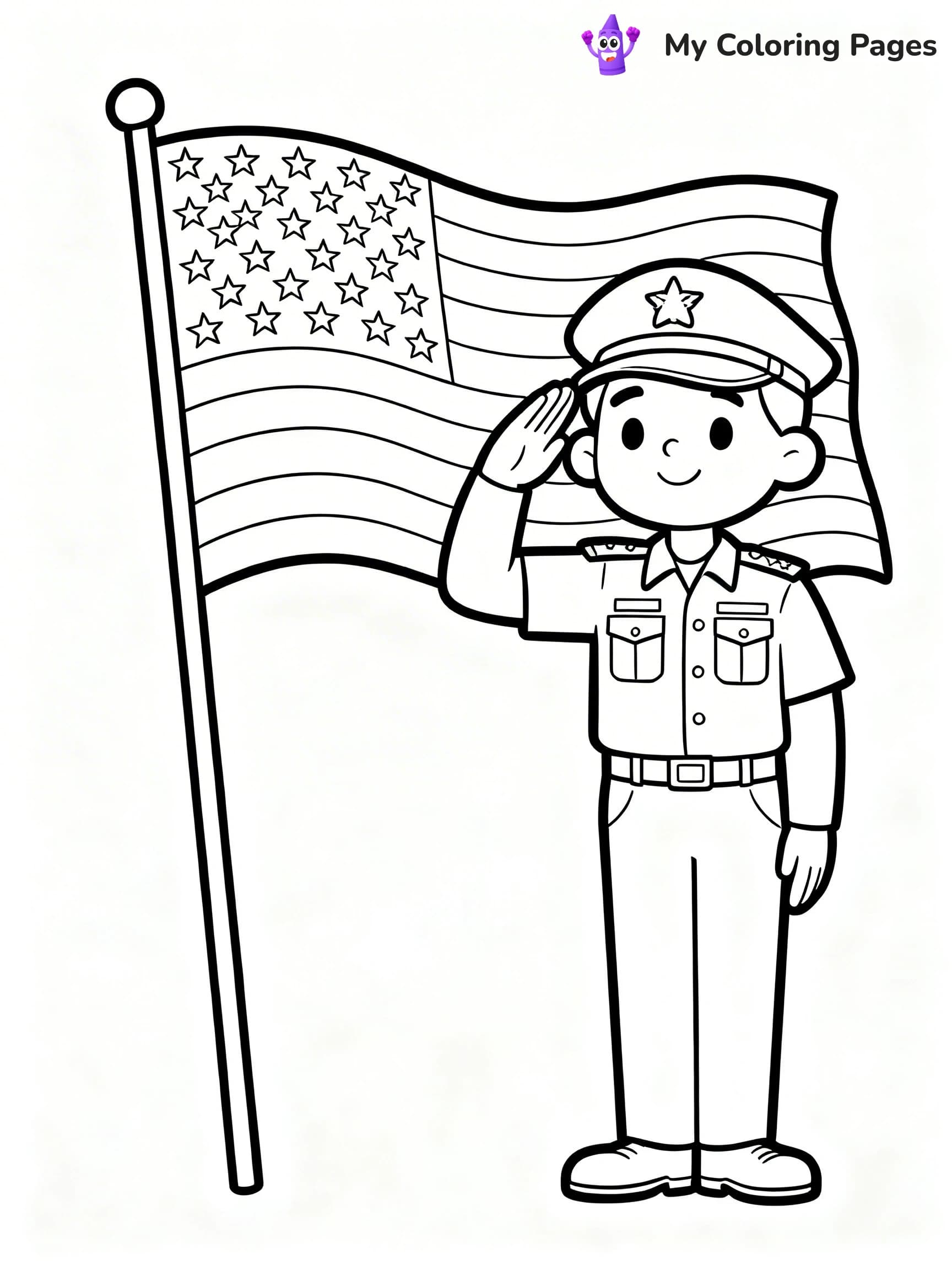 Veteran Coloring Pages - 12